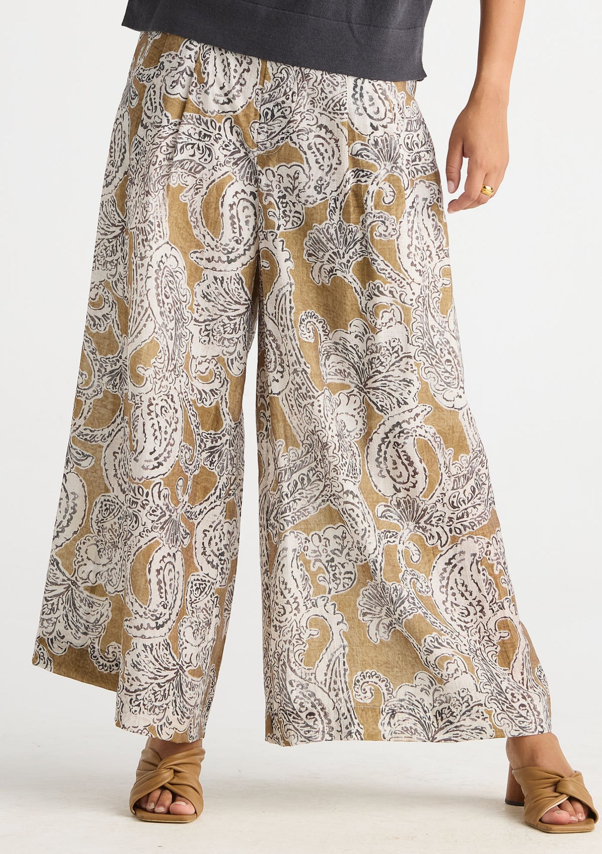 LD & Co Easy Flow Pants - Paisley