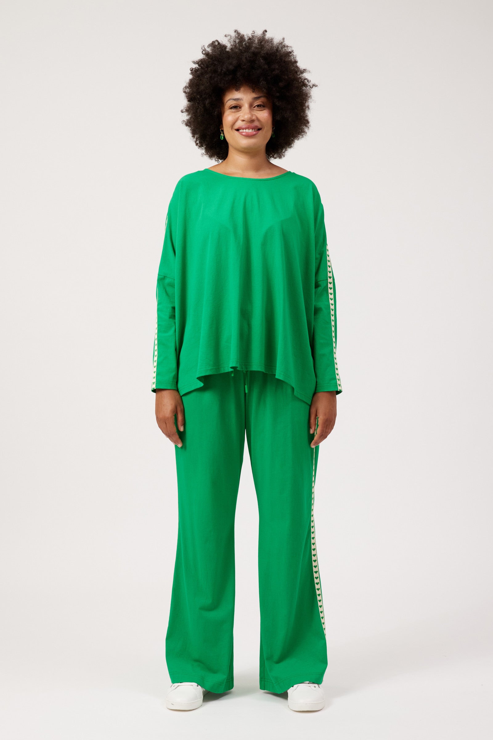Elba Heart Pant - Green