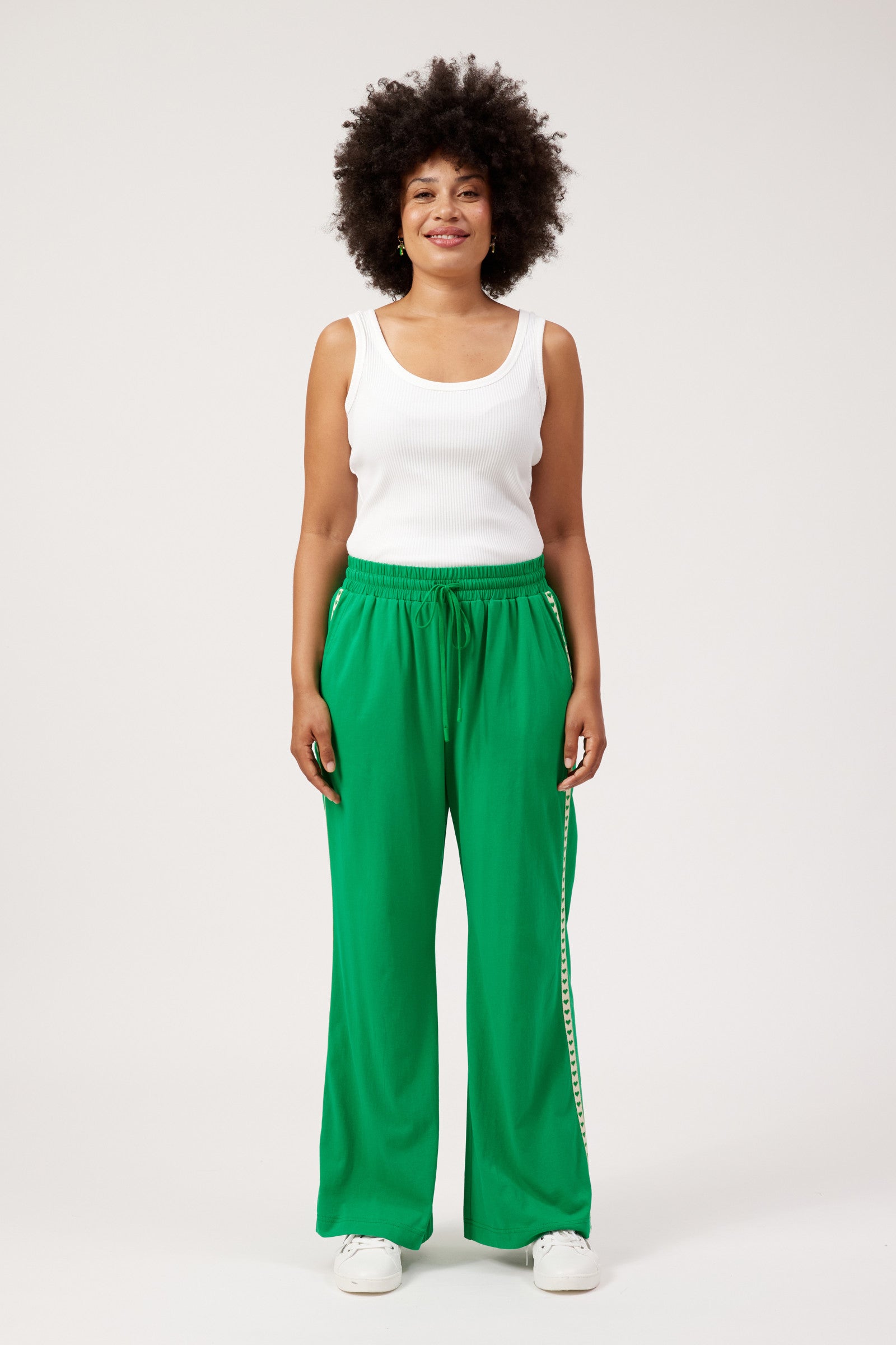 Elba Heart Pant - Green