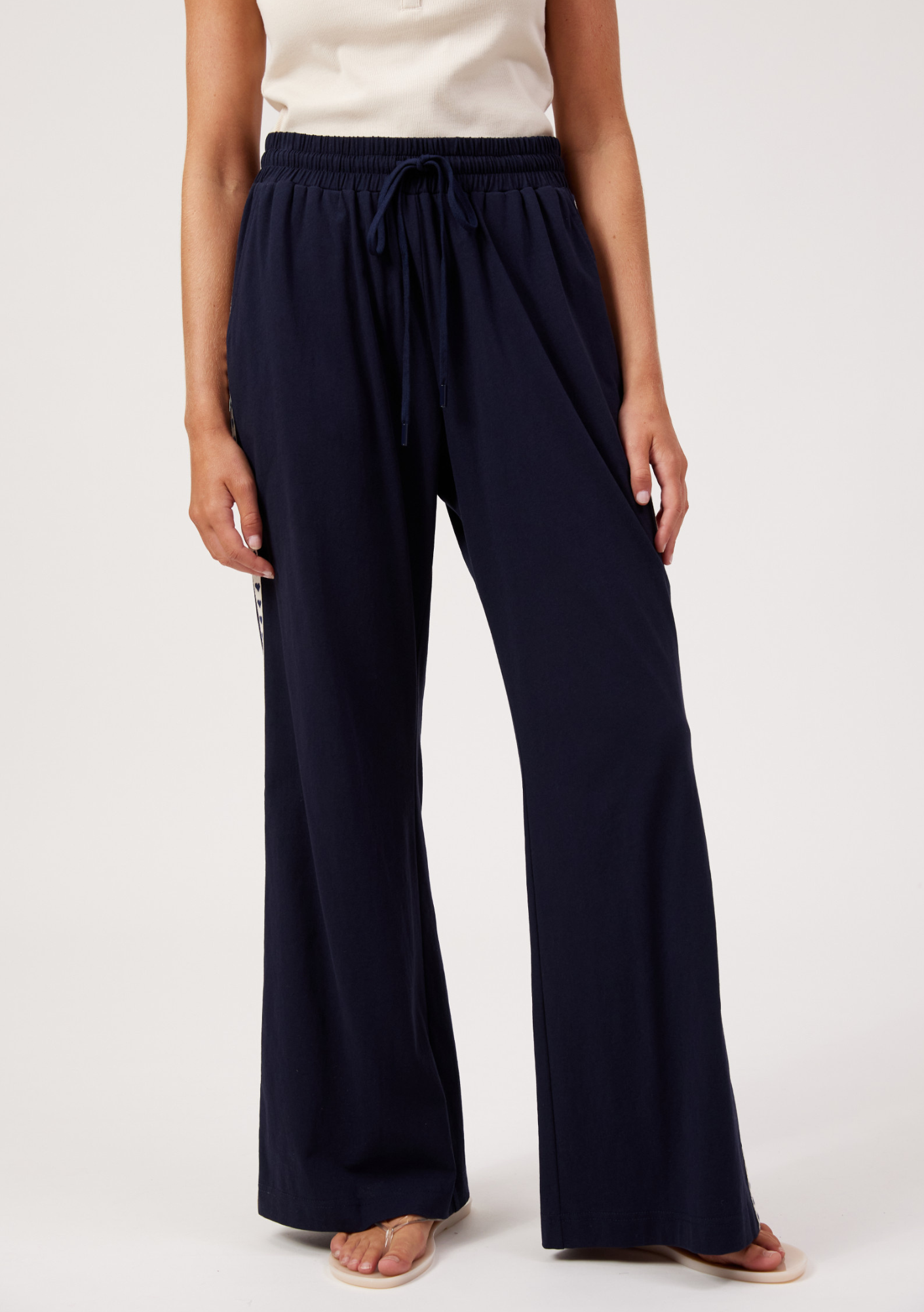 Elba Heart Pant - Navy