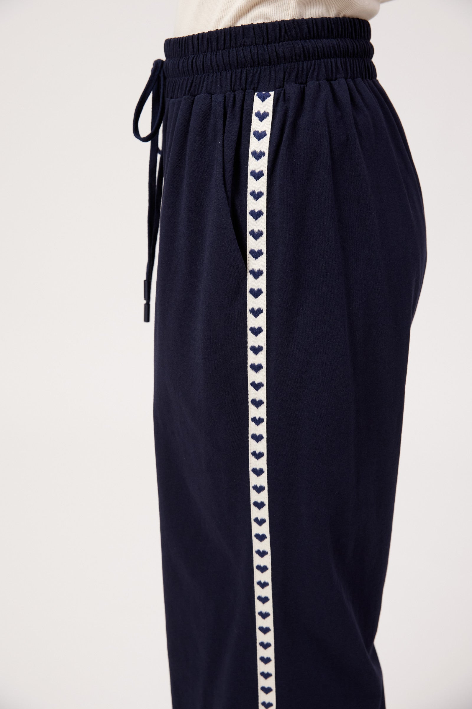 Elba Heart Pant - Navy