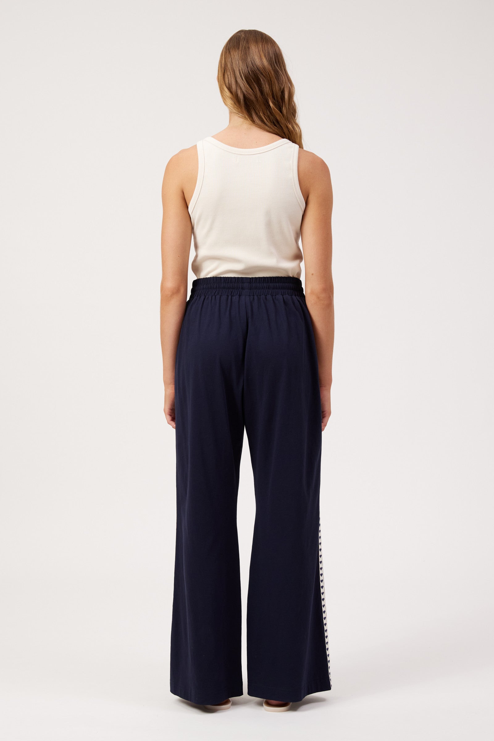 Elba Heart Pant - Navy