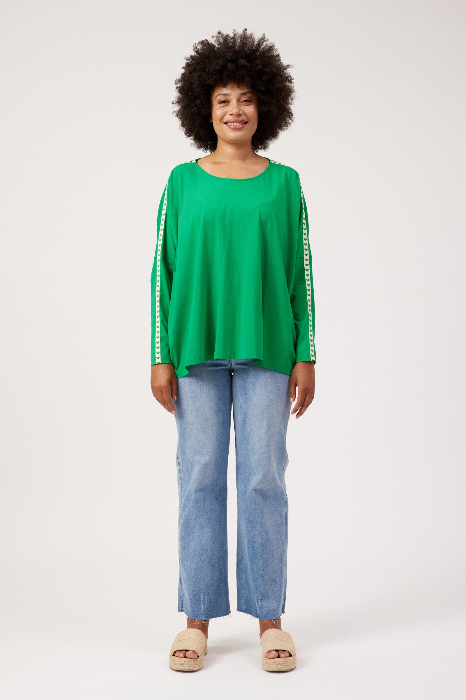 Elba Long Sleeve T Shirt - Green