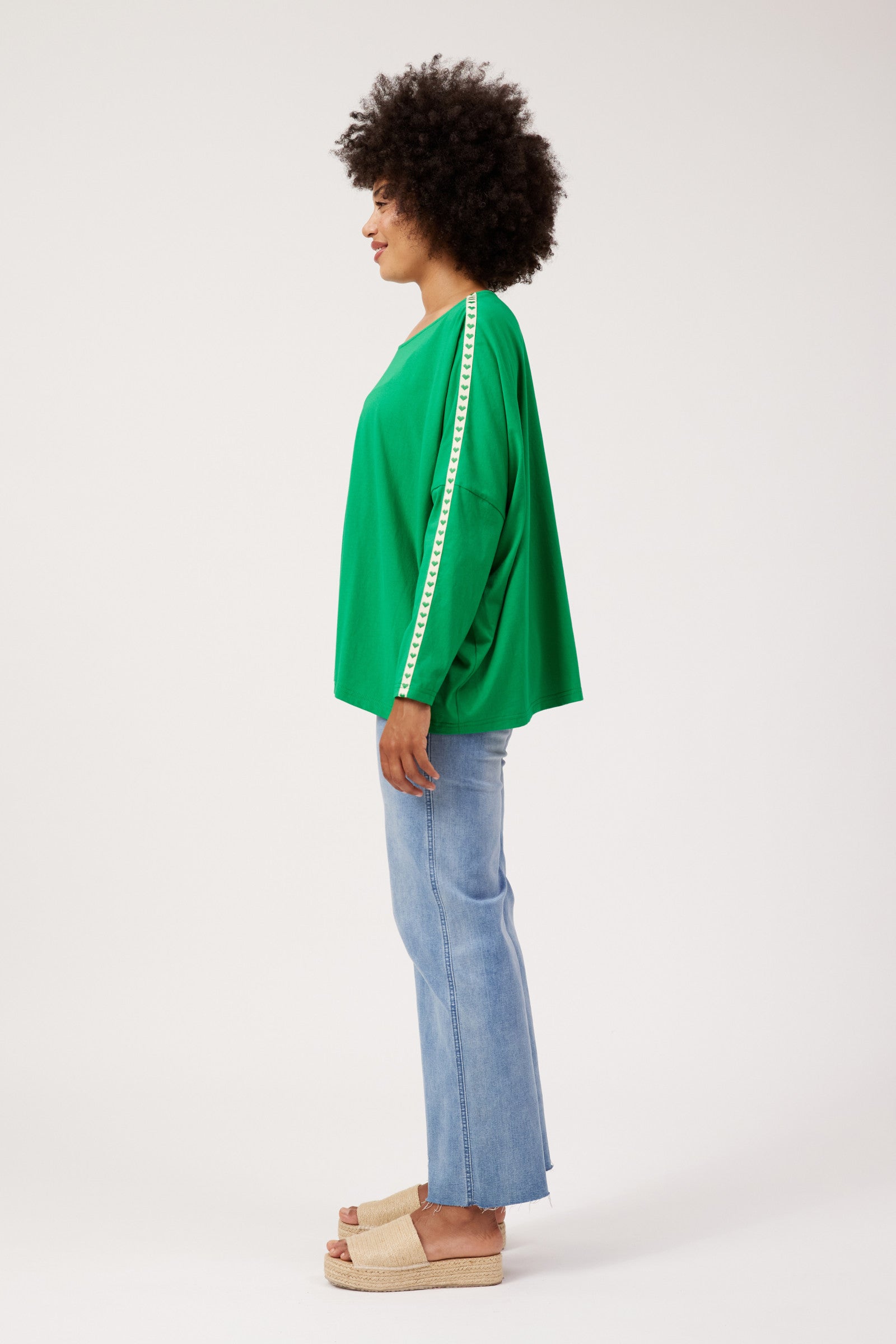 Elba Long Sleeve T Shirt - Green
