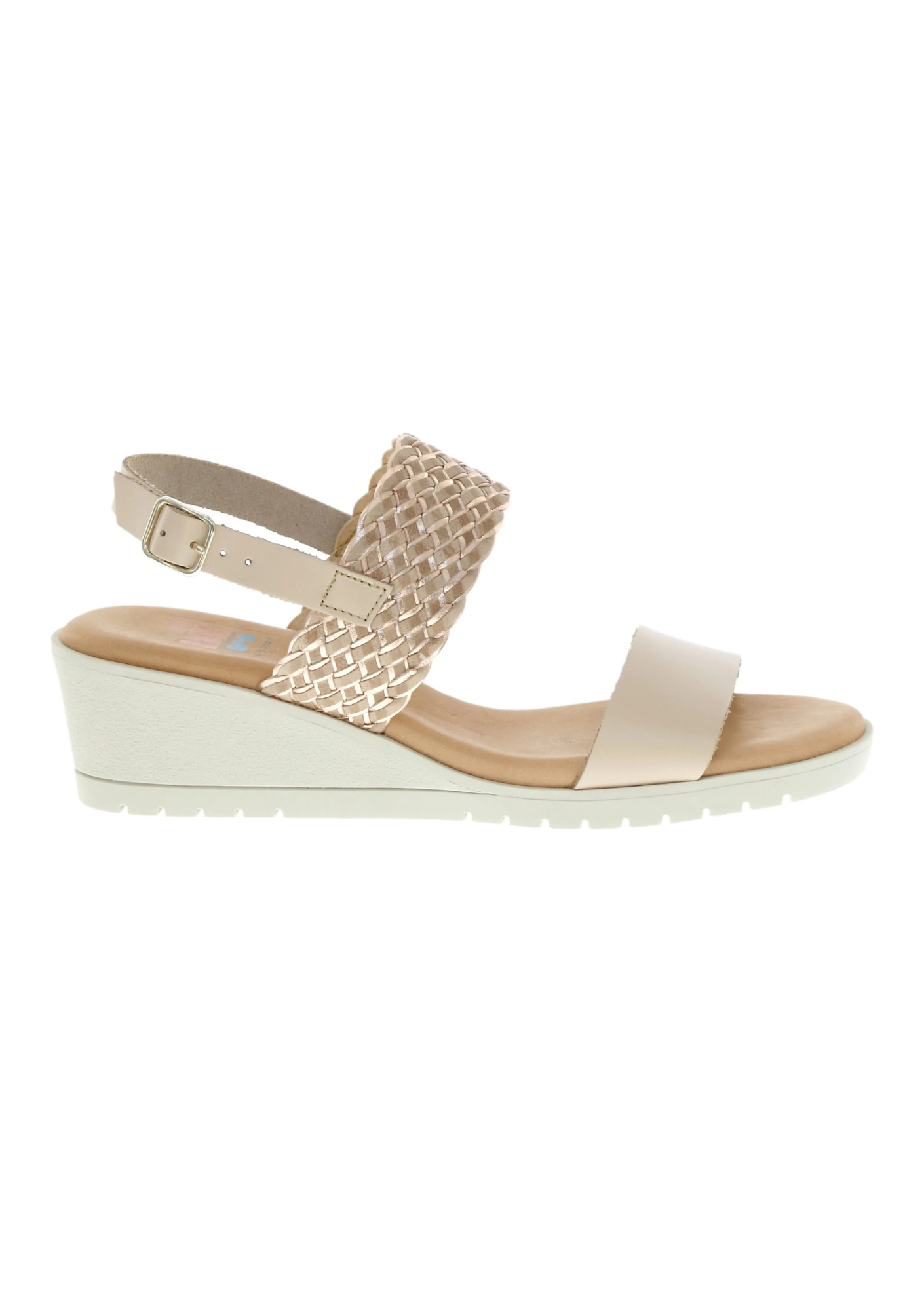 Eliseo Wedge Sandal - Cream / Mariola / Salmon