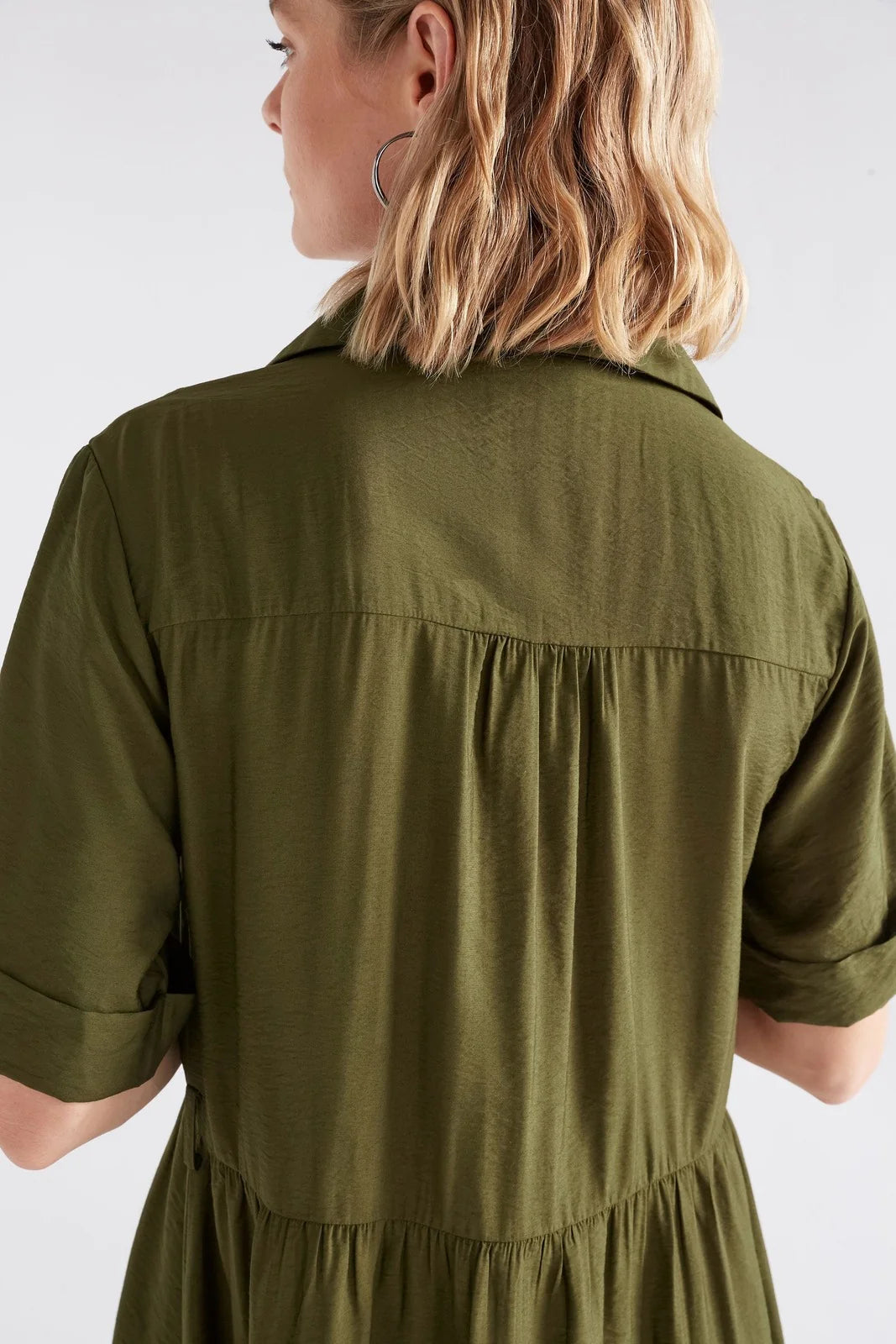 Eine Shirt Dress - Bright Olive