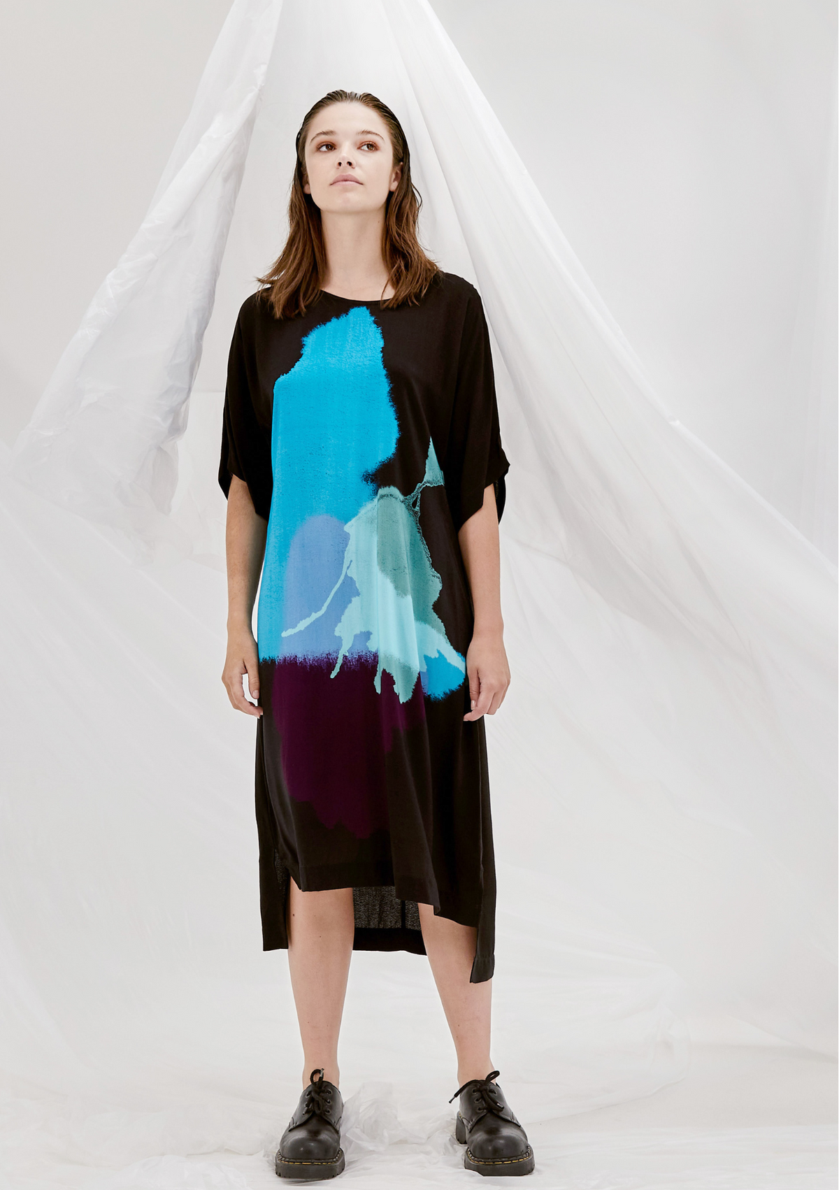 Jason Lingard CLEARANCE Exo Dress - Inky Print