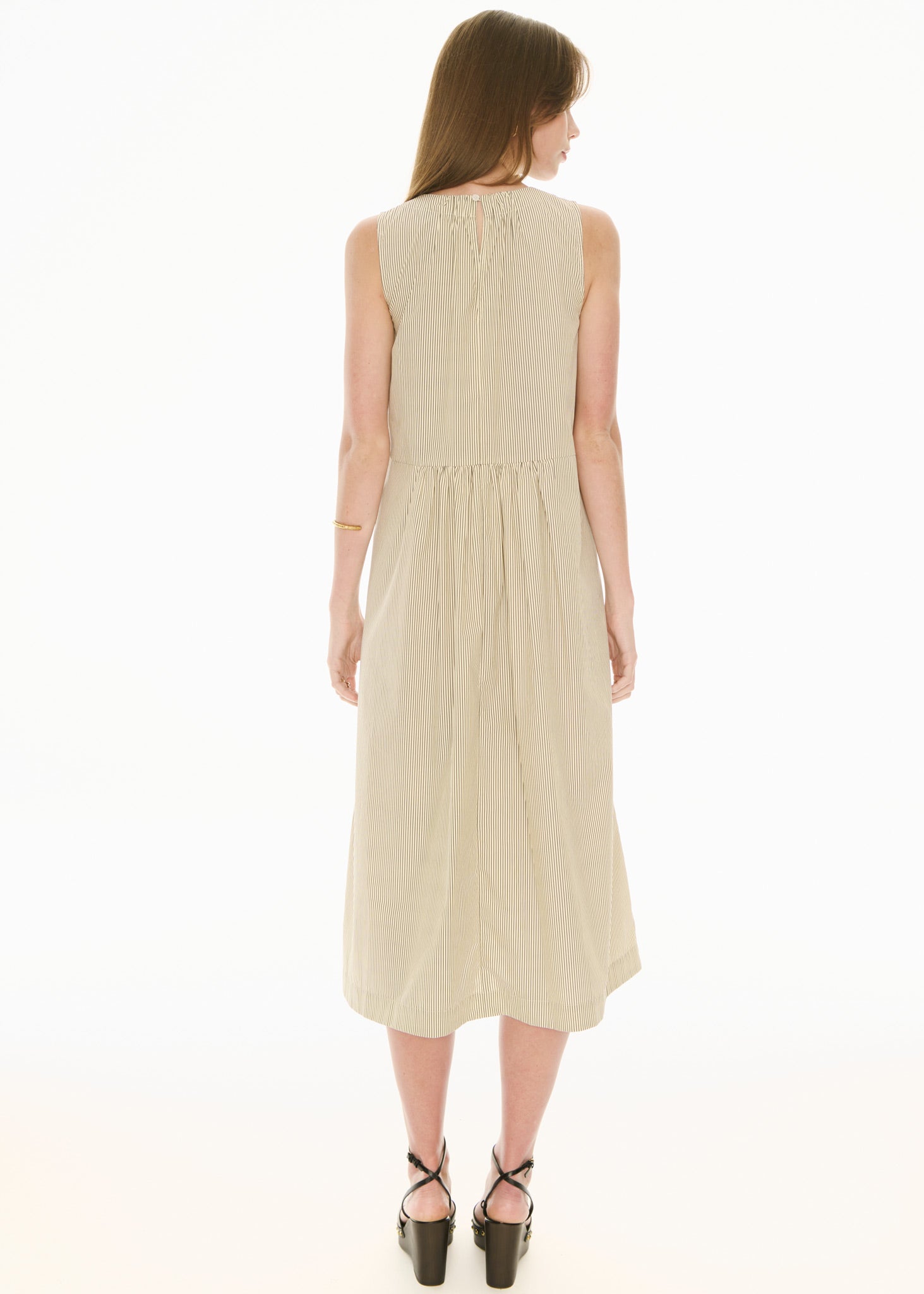 Fable Tank Dress - Ivory / Ink