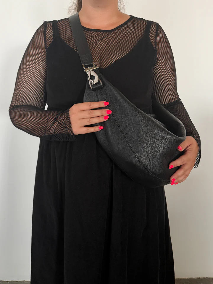 Fortune Cookie Bag - Black Milled