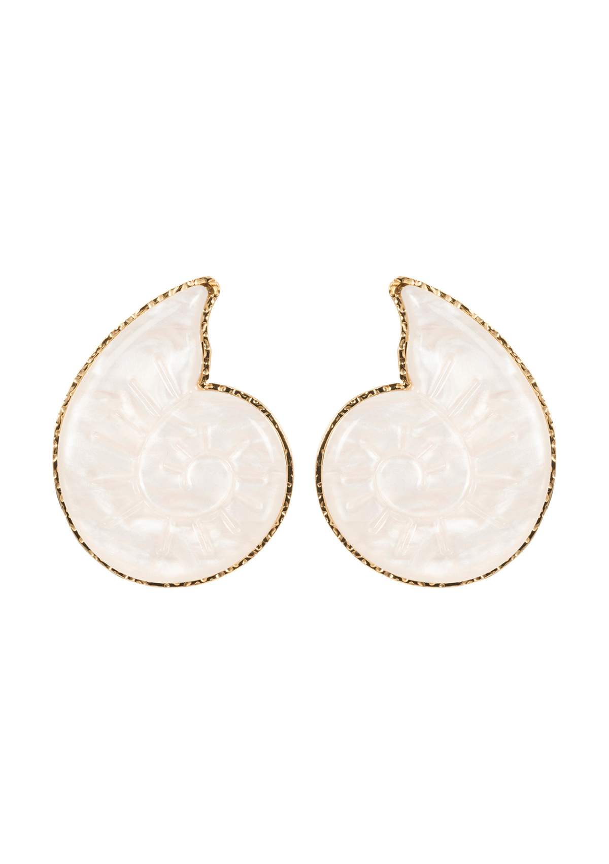 Haven Haiti Stud Earring - White