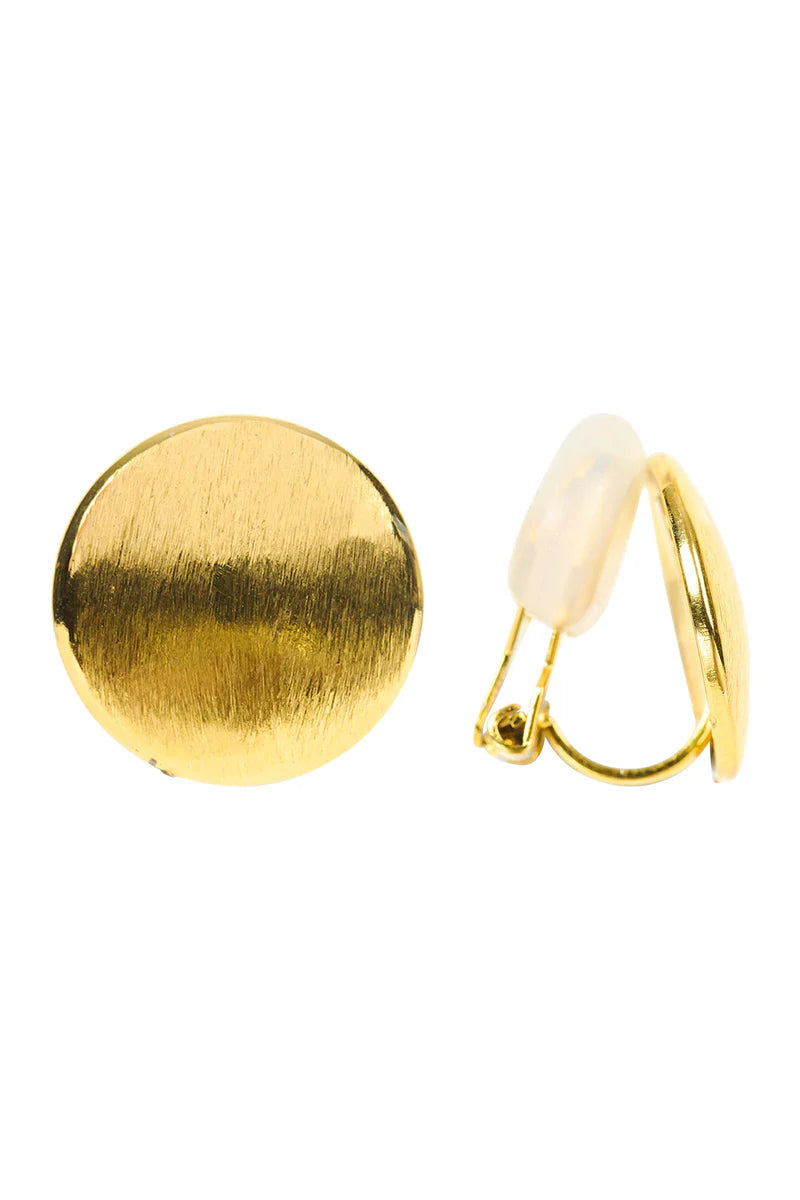 Eb + Ive Heritage Clip On Earring - Gold Sphere
