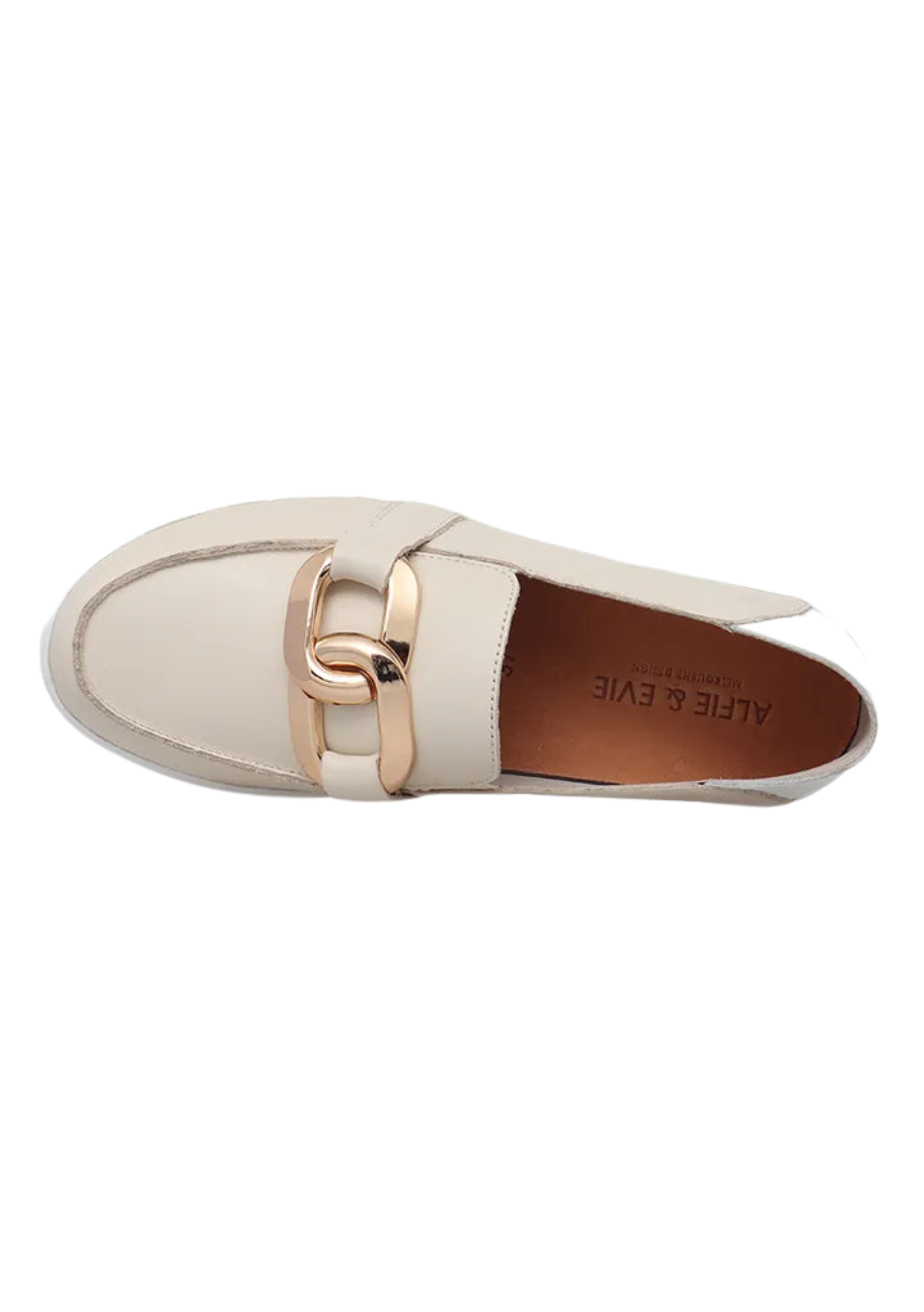 Mooch Loafer - Cream Leather