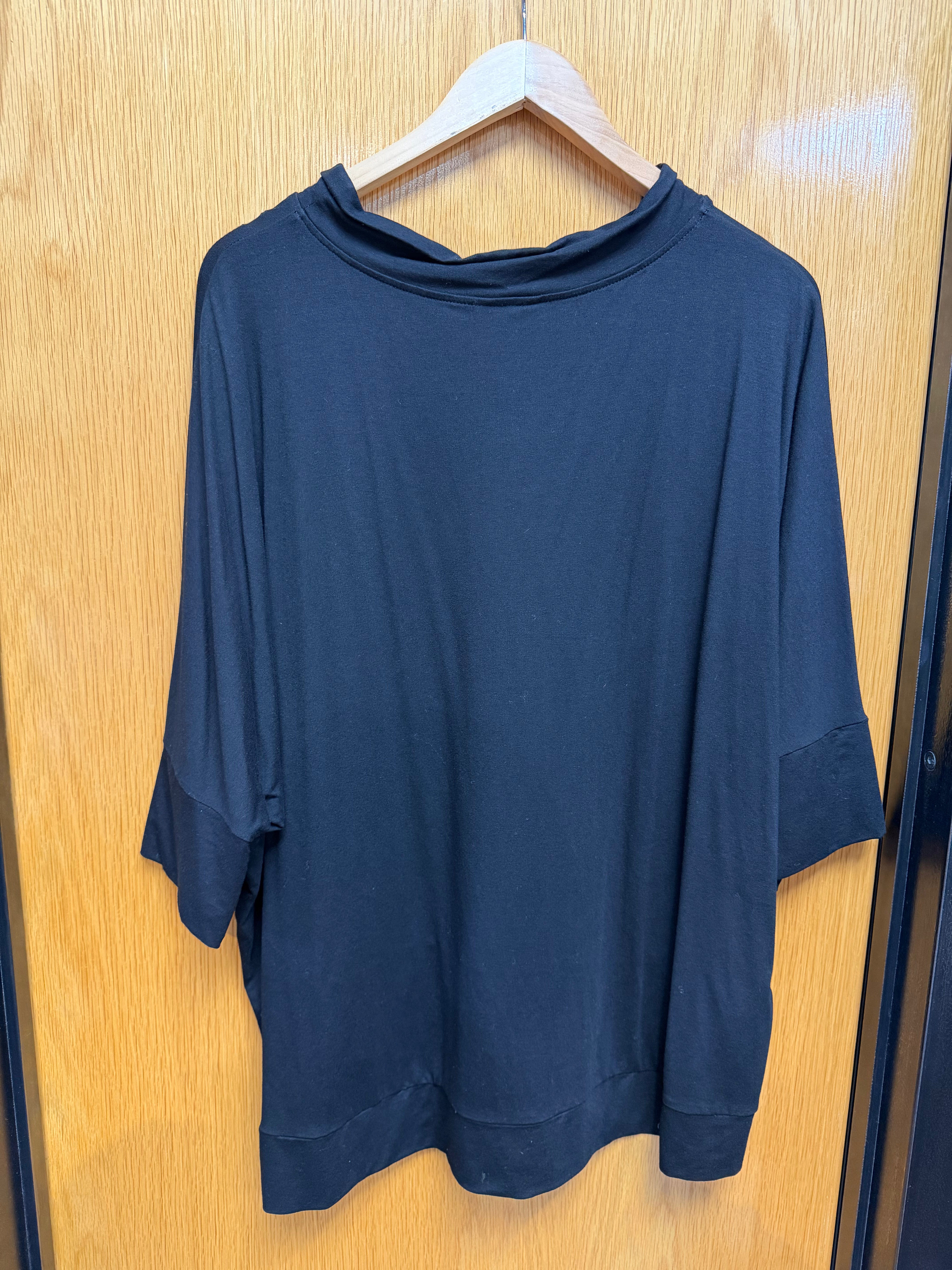 CLEARANCE Batwing Overtop - Black