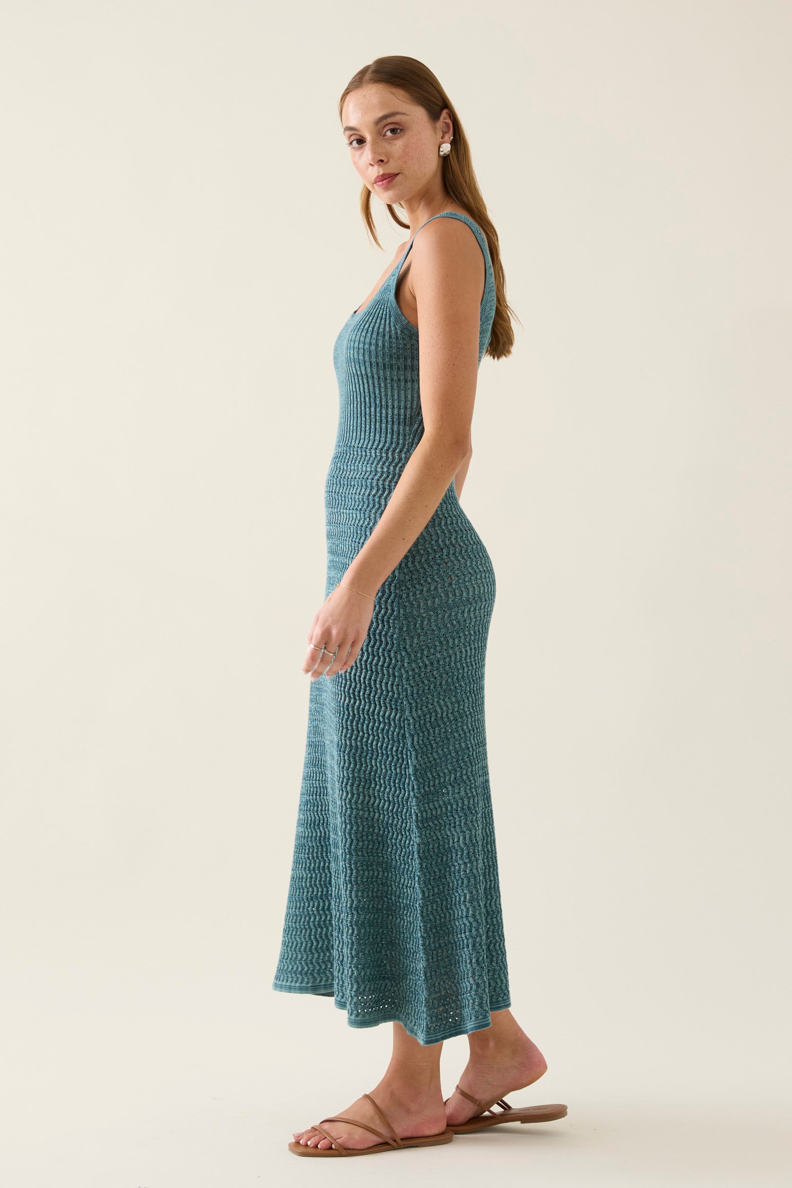 Ida Knit Tank Dress - Baltic