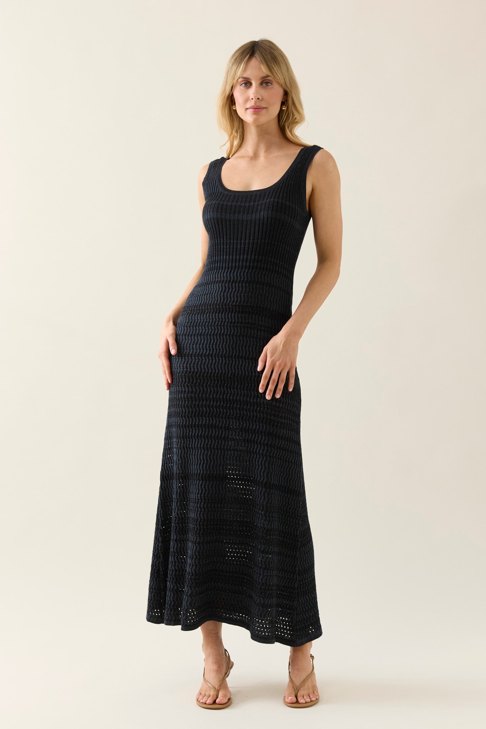 Ida Knit Tank Dress - Navy