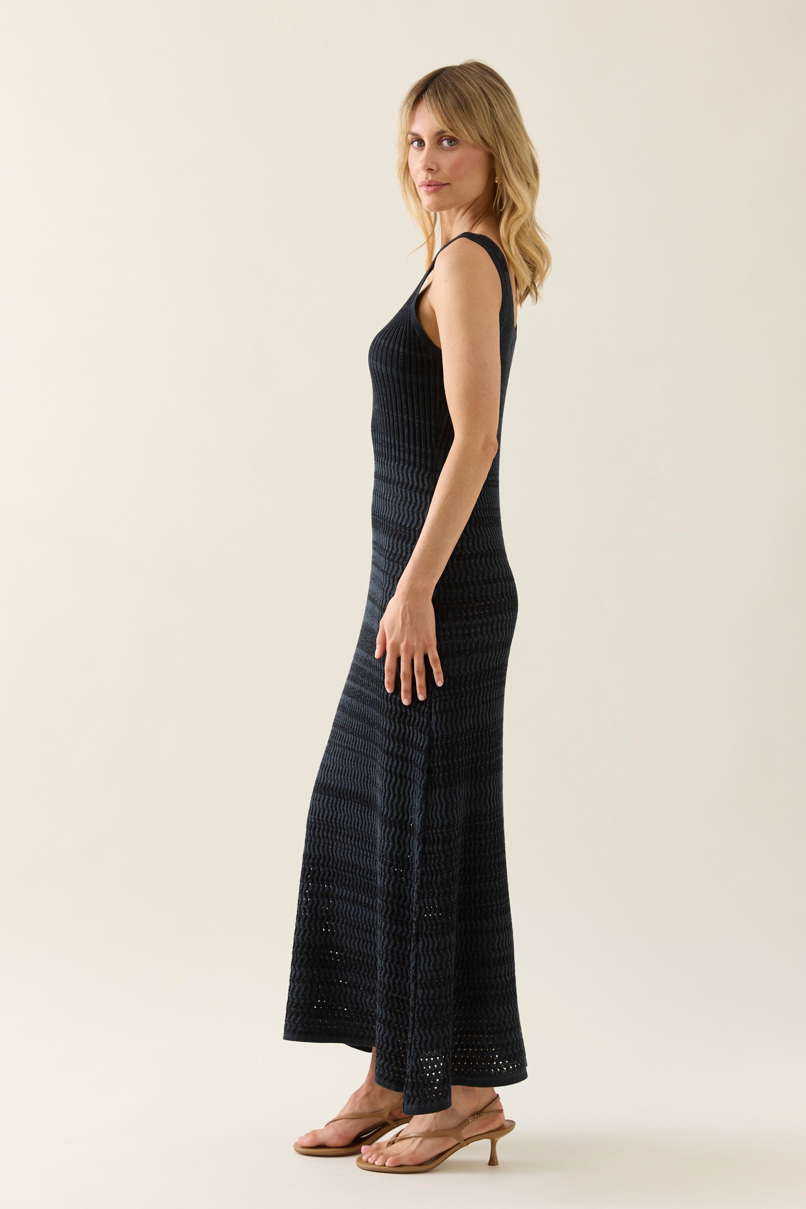 Ida Knit Tank Dress - Navy
