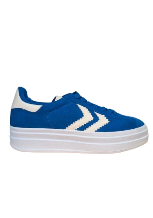 Ignite Sneaker - Blue Suede / White Leather