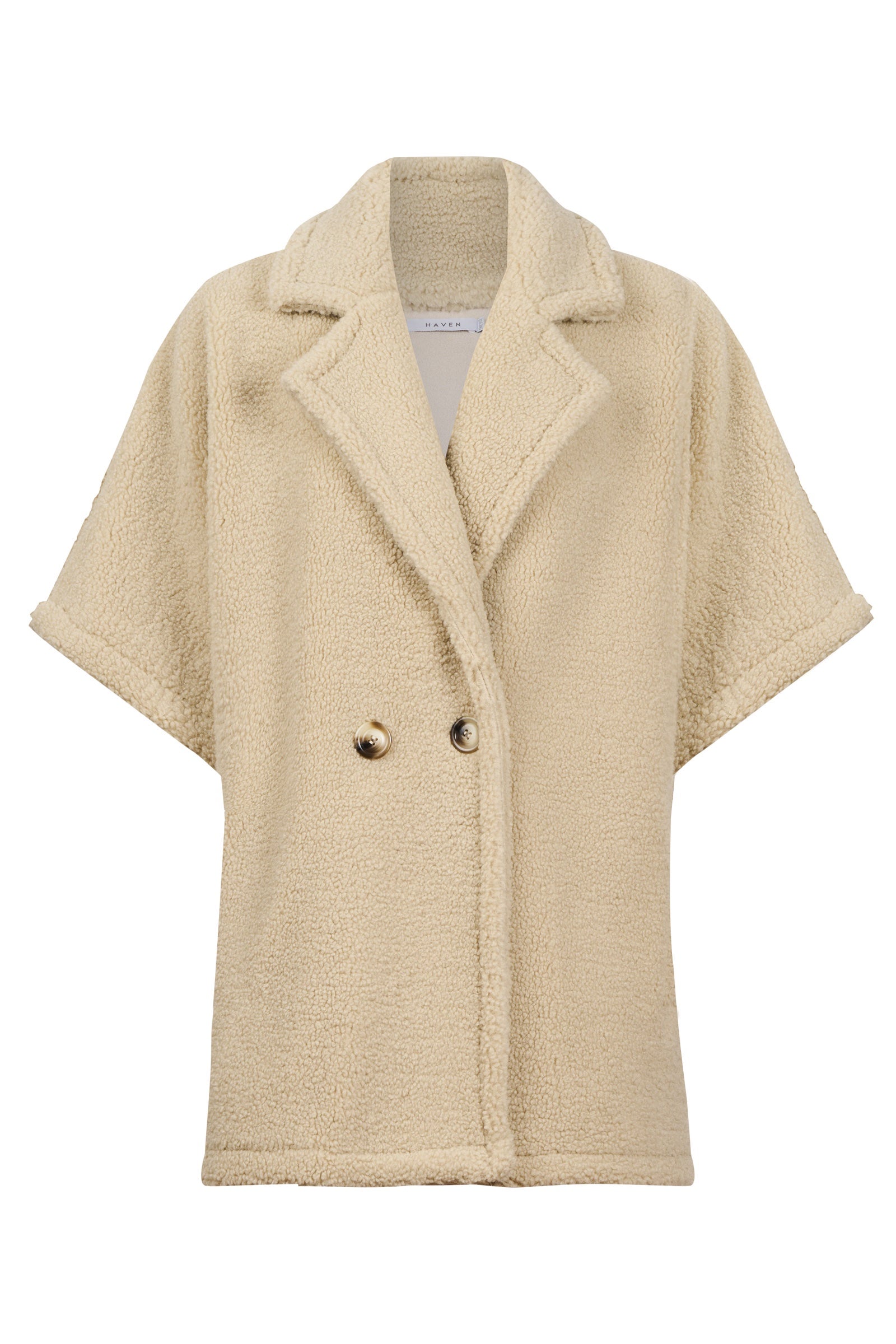 Jackson Oversized Vest - Natural