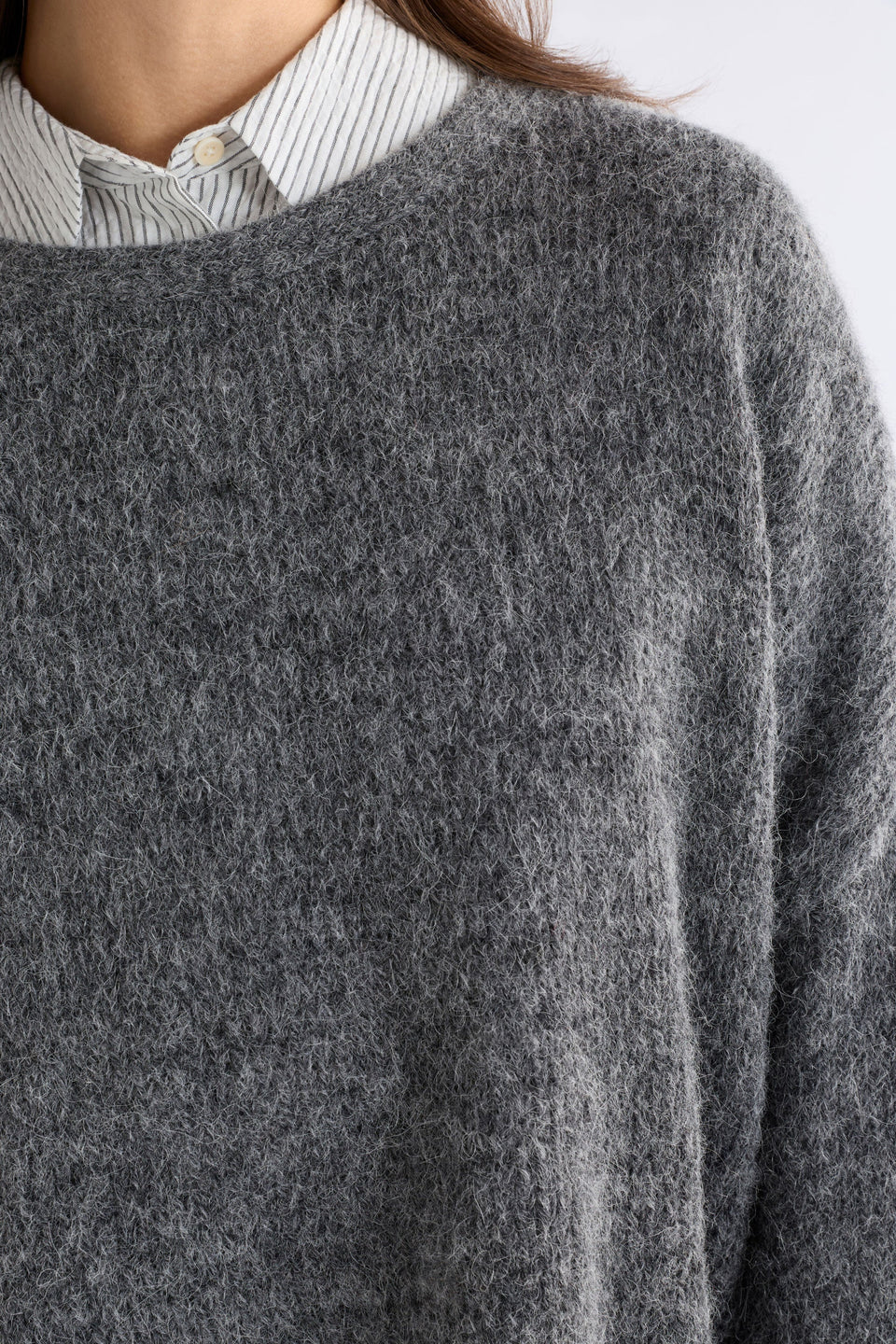 Agna Luna Sweater - Mid Grey Marle COMING SOON