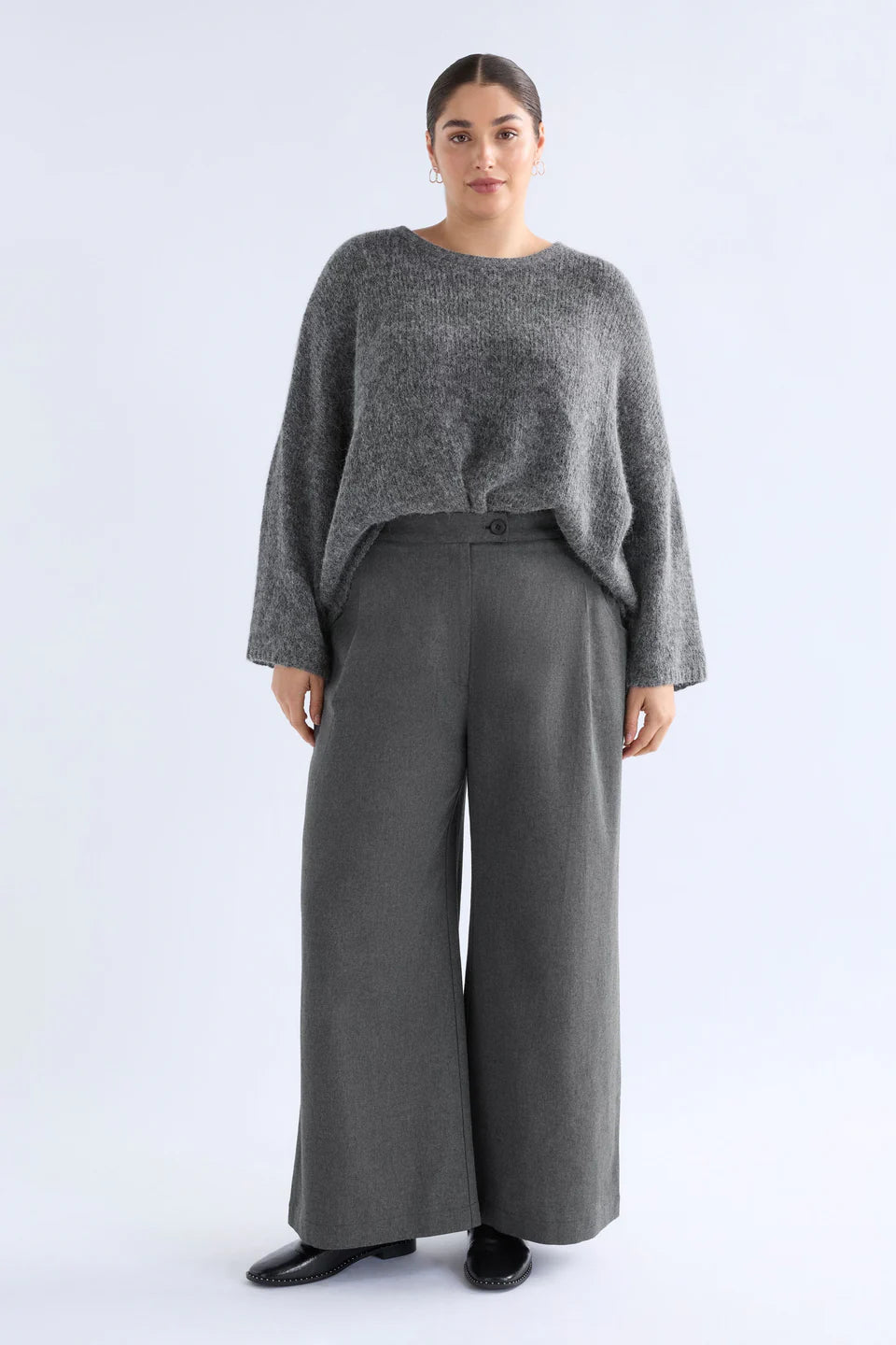Agna Luna Sweater - Mid Grey Marle COMING SOON