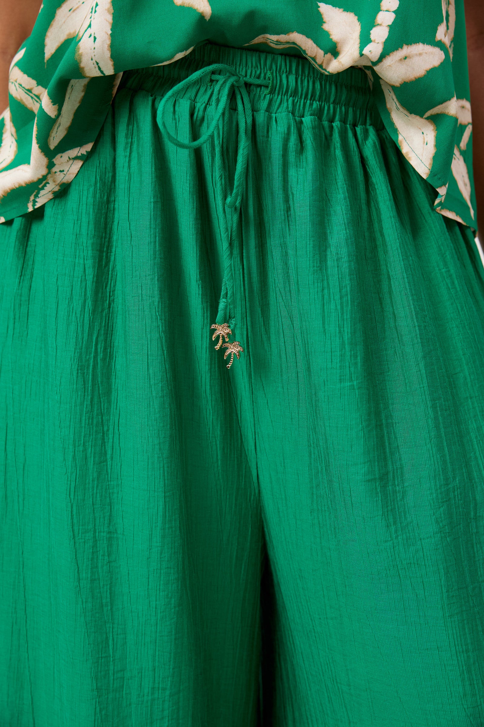 Kenya Palazzo Pant - Green