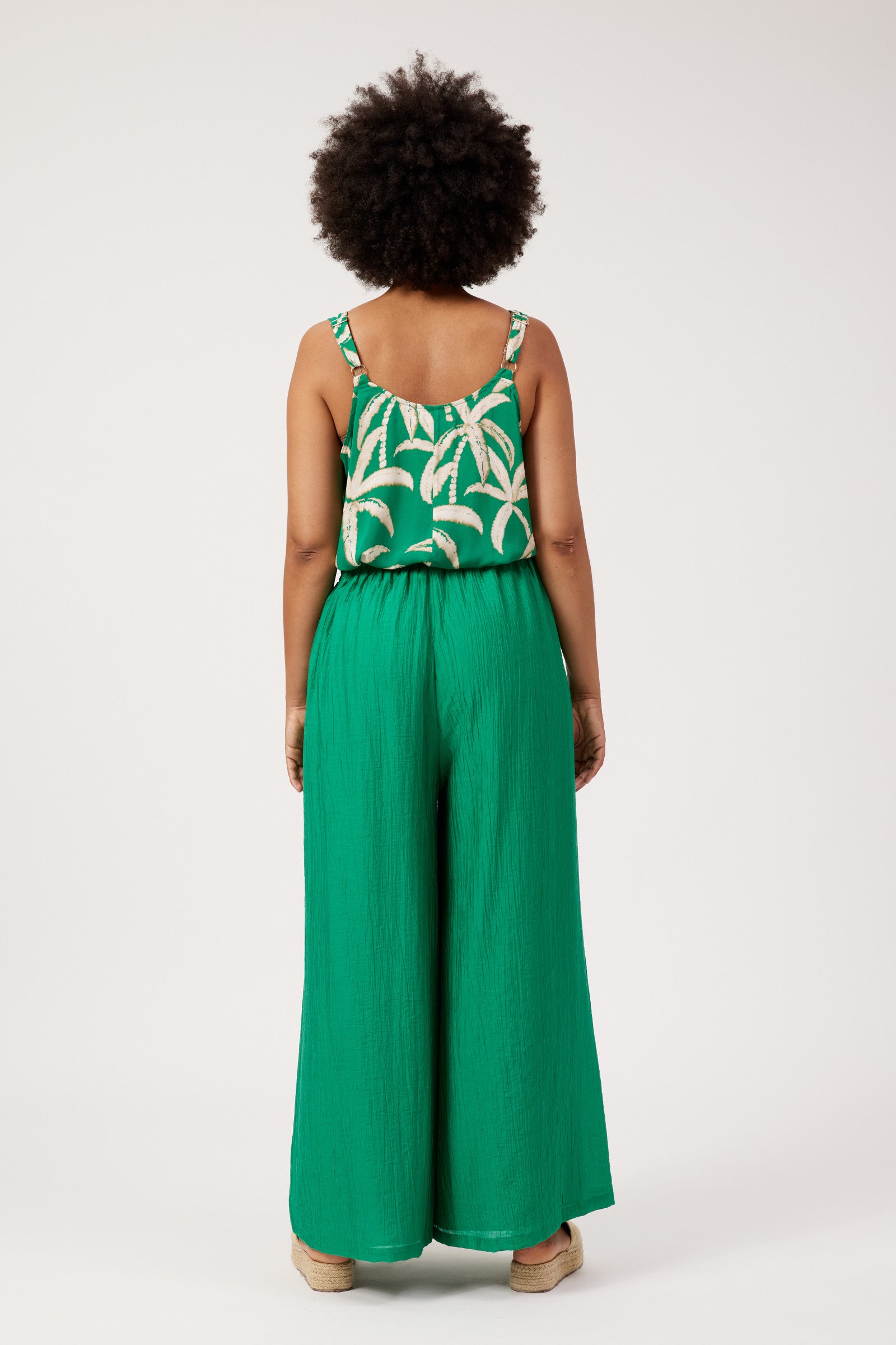 Kenya Palazzo Pant - Green