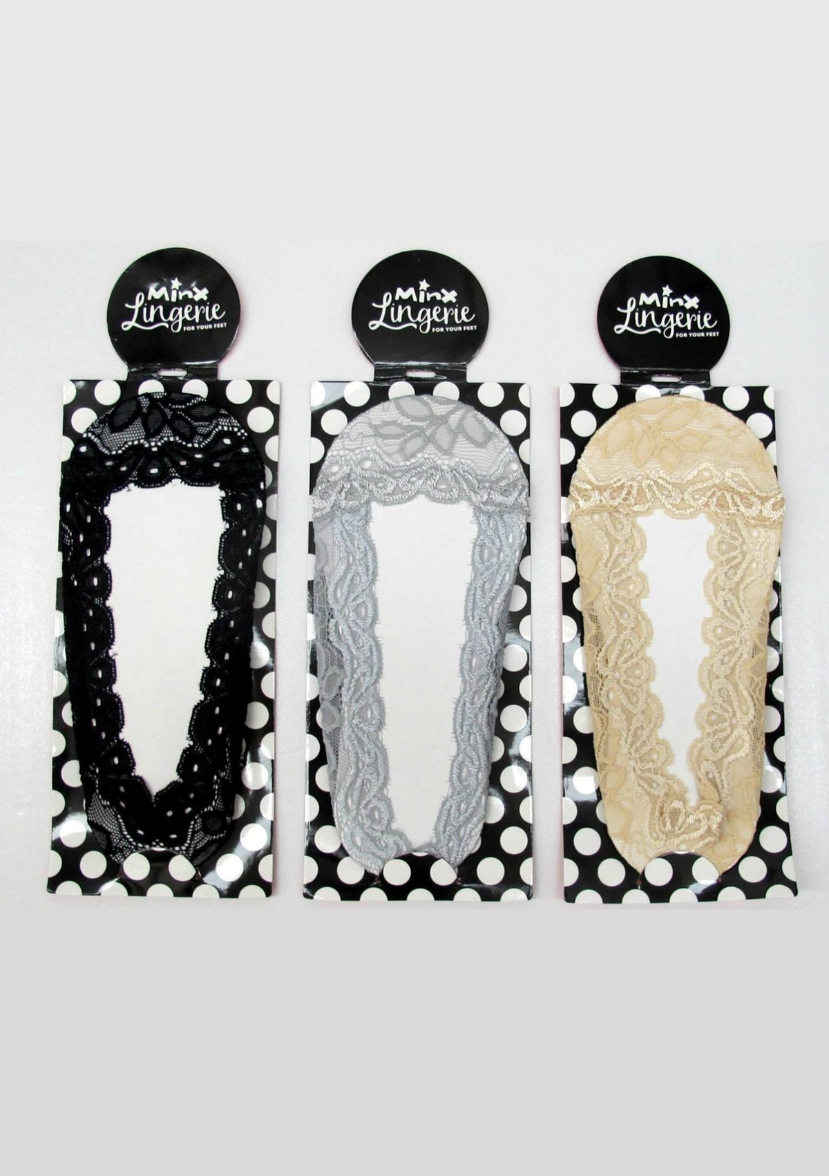 Minx Lace Sockette - 3 Pack
