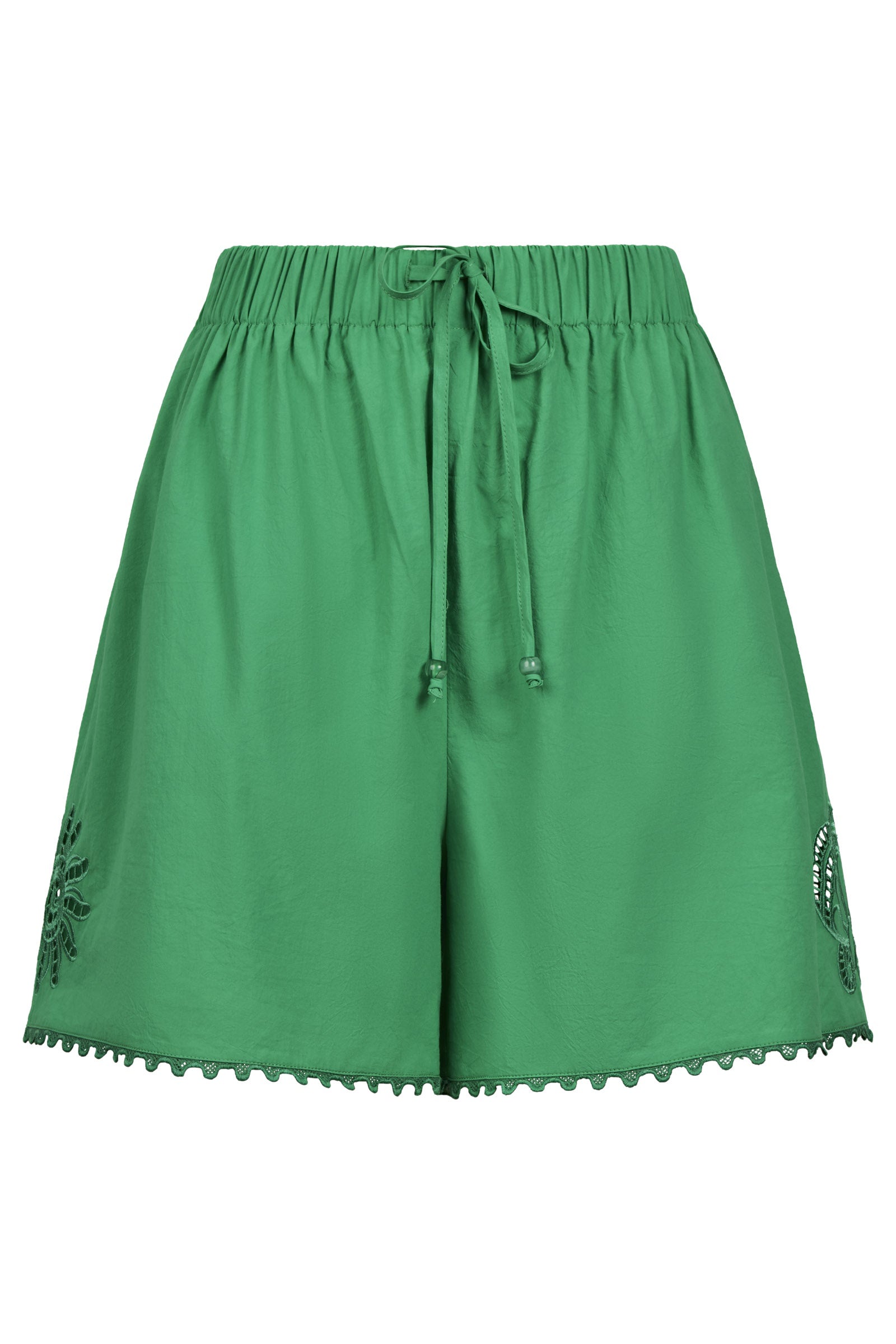 Larissa Broderie Short - Green