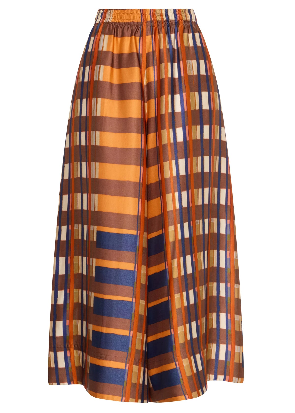 Pol Lattice Pant - Amber Check