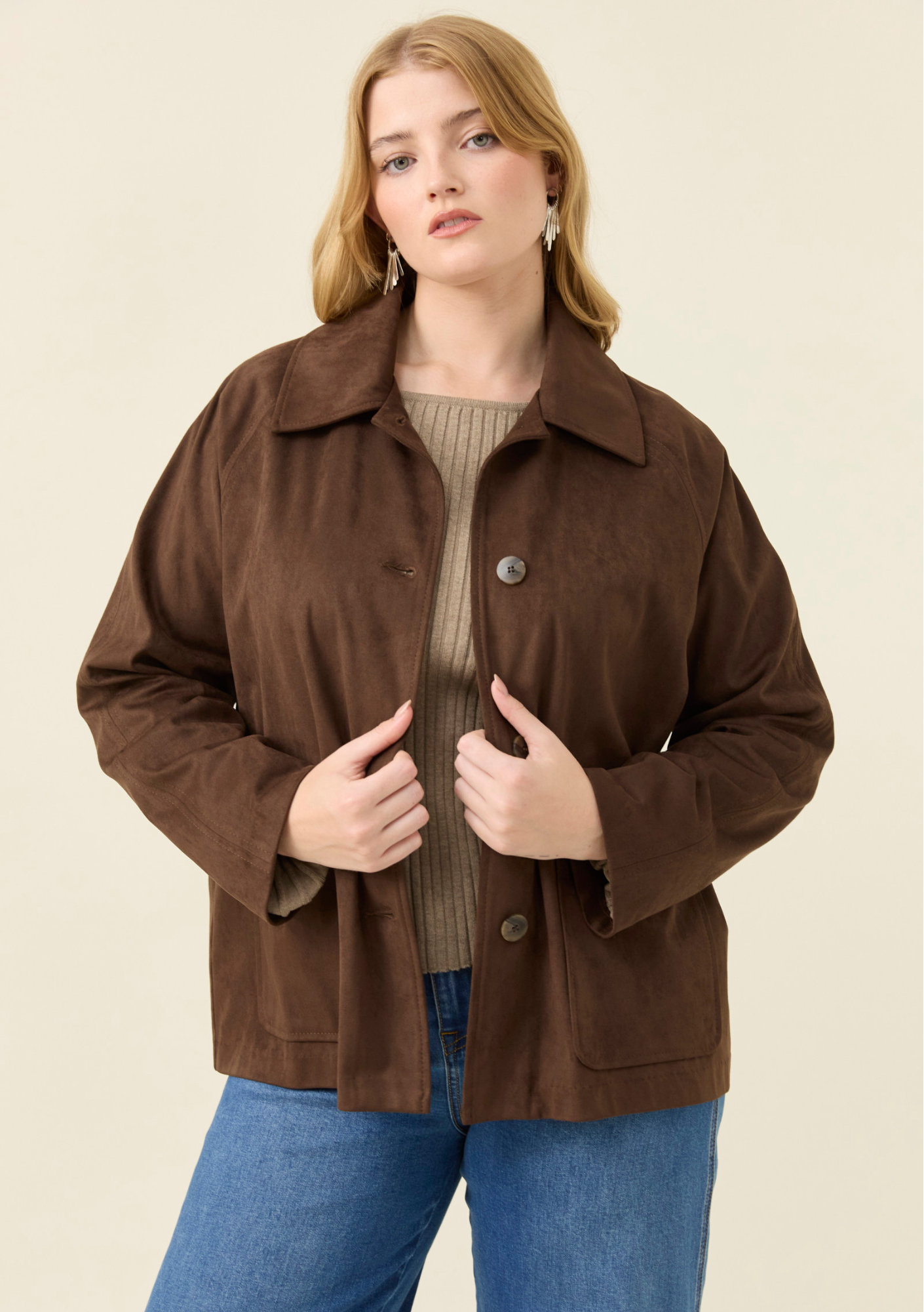Lennon Jacket - Chocolate – Mirror Mirror Boutique