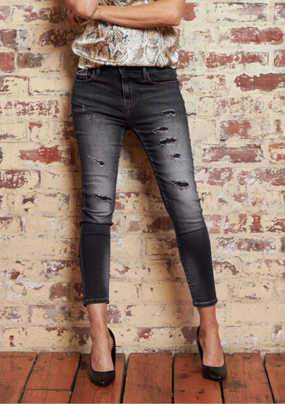 Cult of Individuality CLEARANCE Lexie Alter Ego Jeans - Charcoal