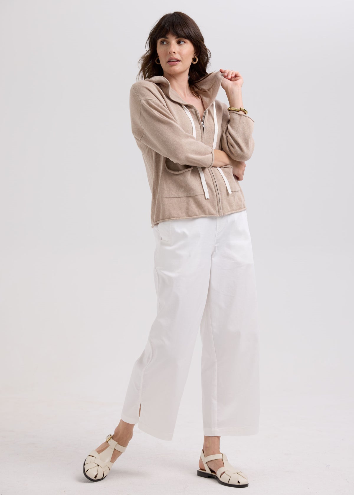 LD & Co CLEARANCE Denim Pant - White