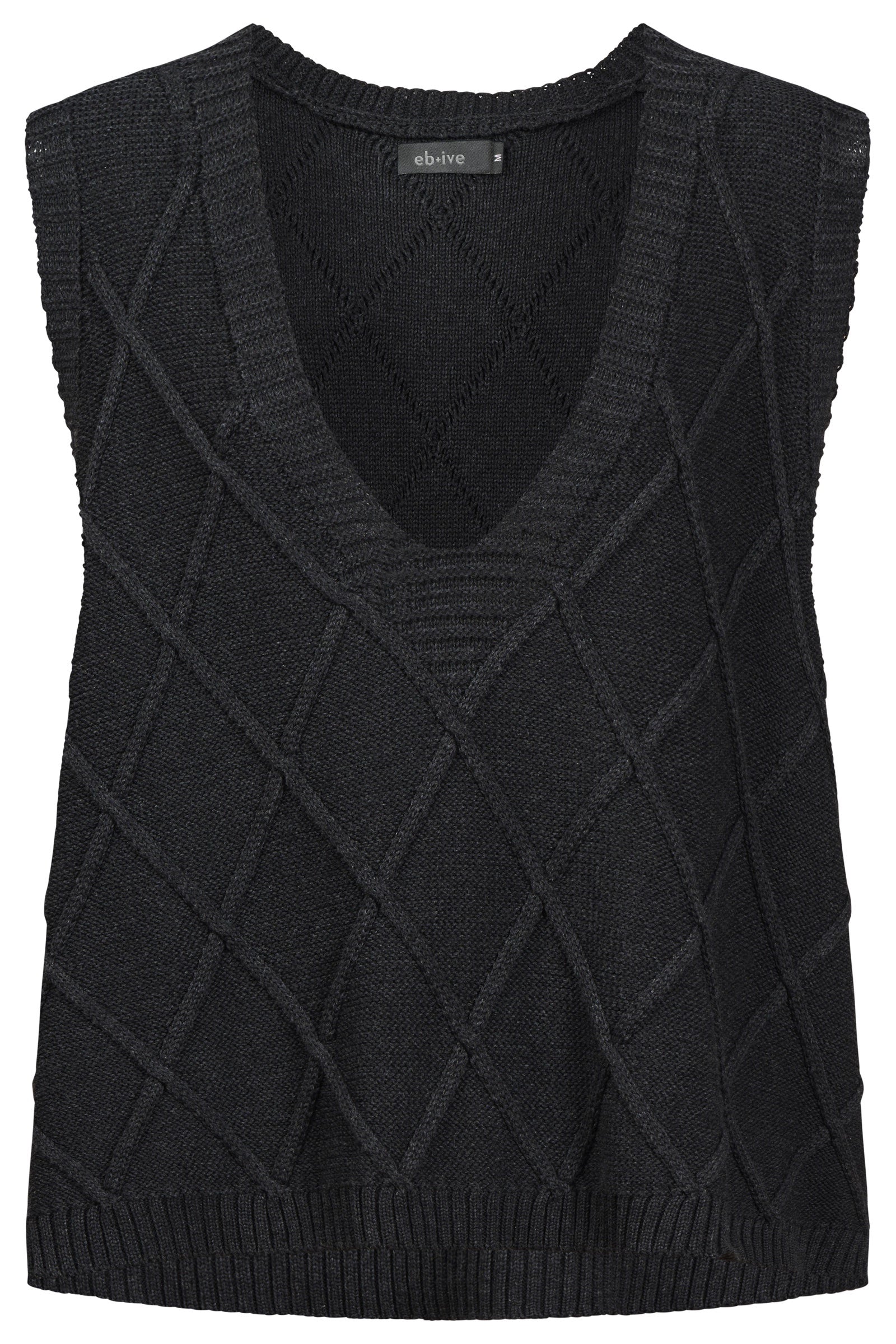 Liora Knit Vest - Char