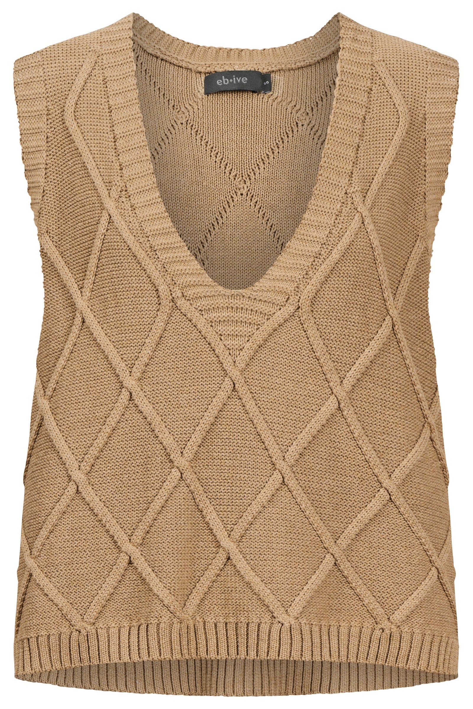 Liora Knit Vest - Mocha