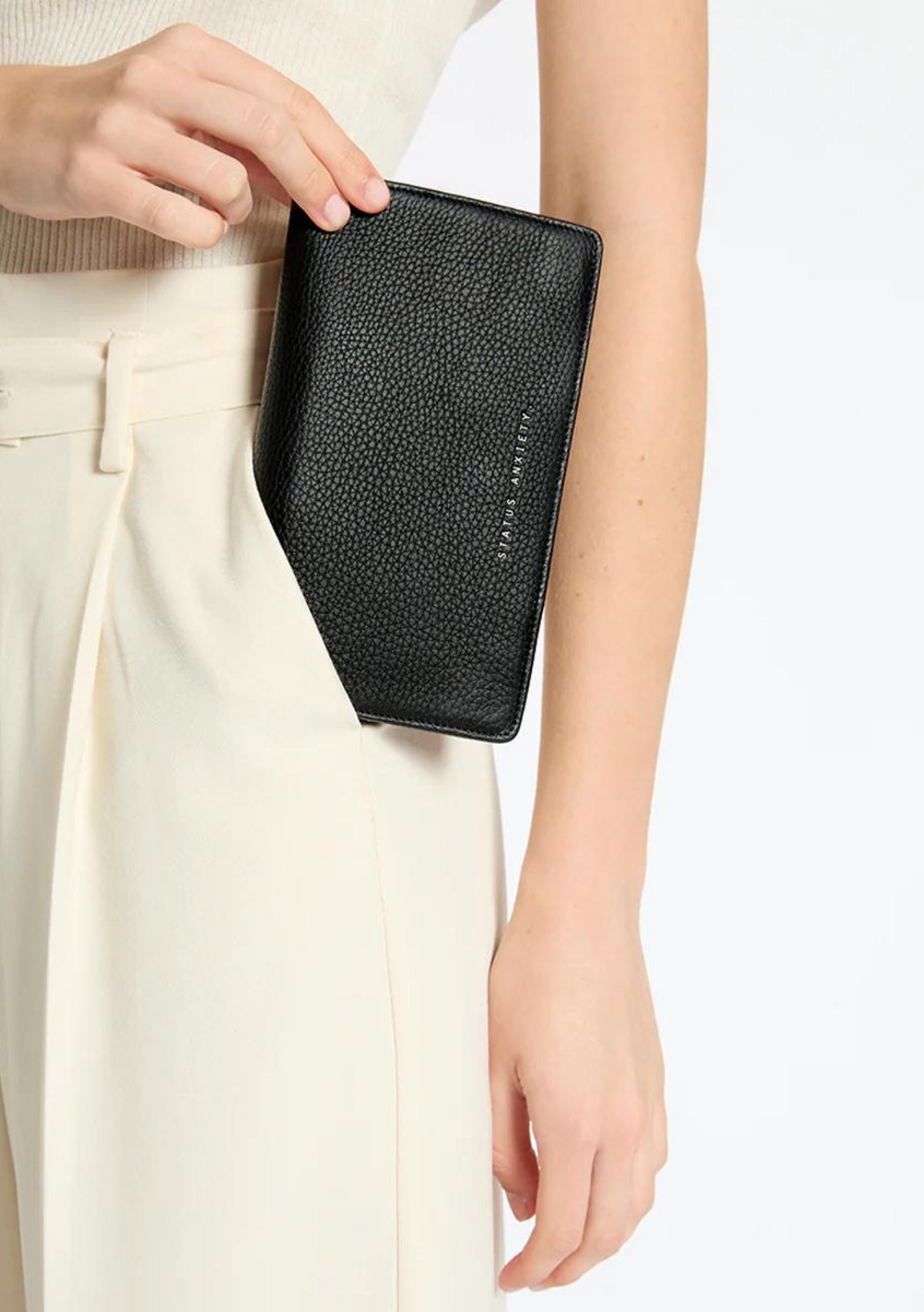 Status Anxiety Living Proof Wallet - Black