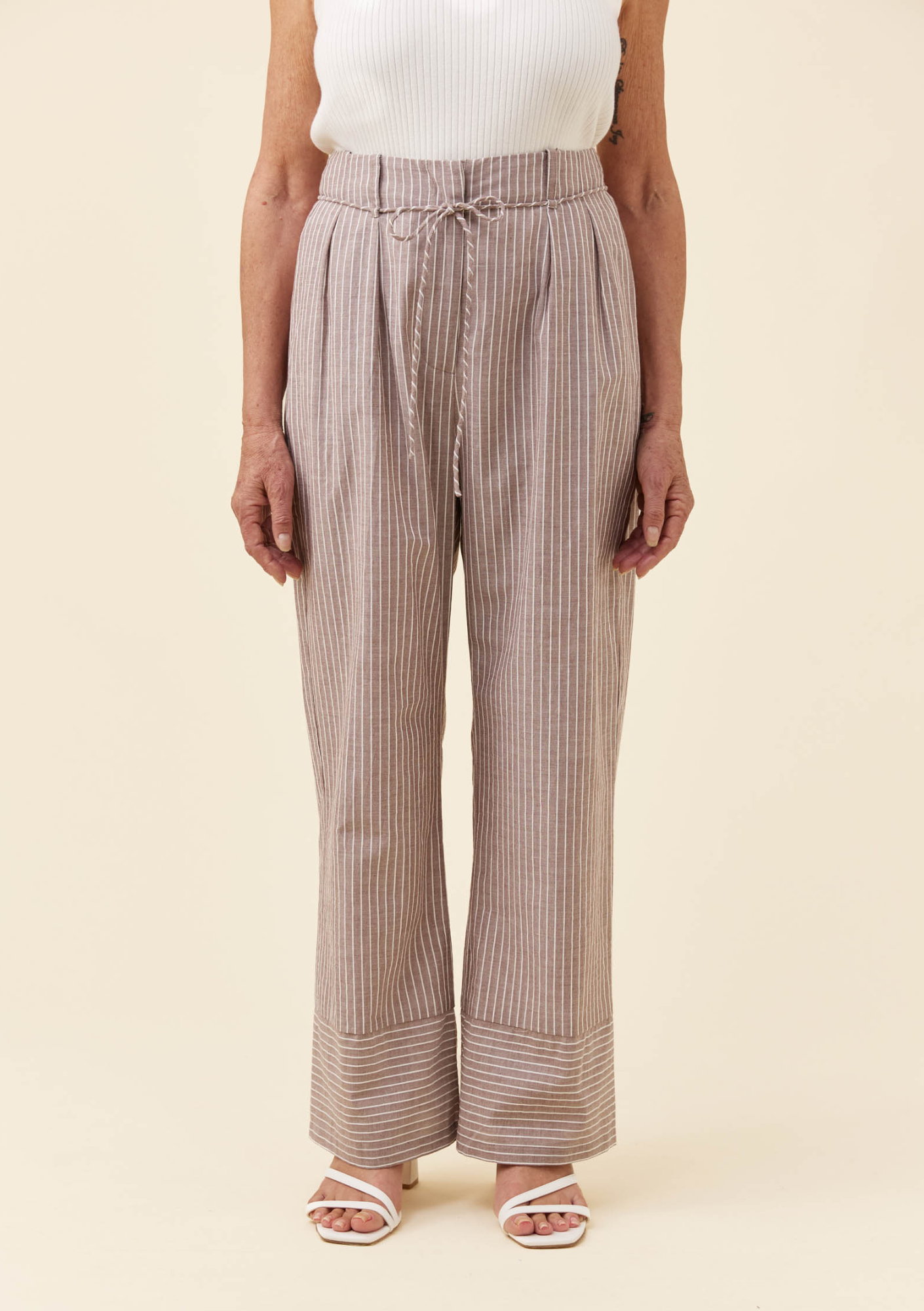 Lyndell Pant - Taupe