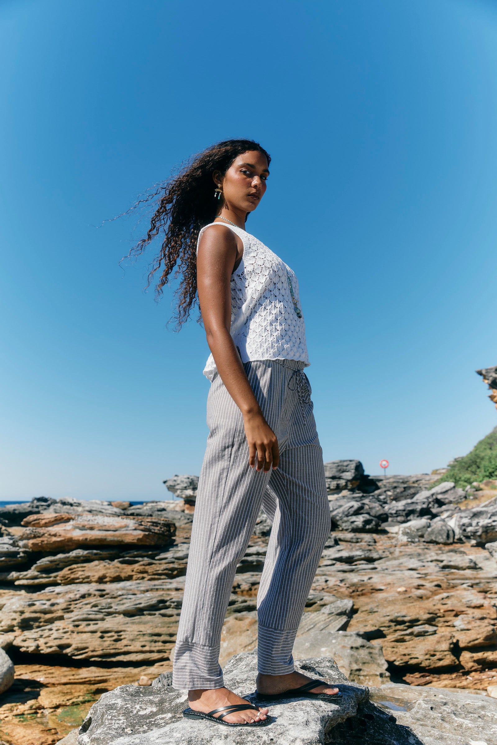 Lyndell Pant - Light Blue