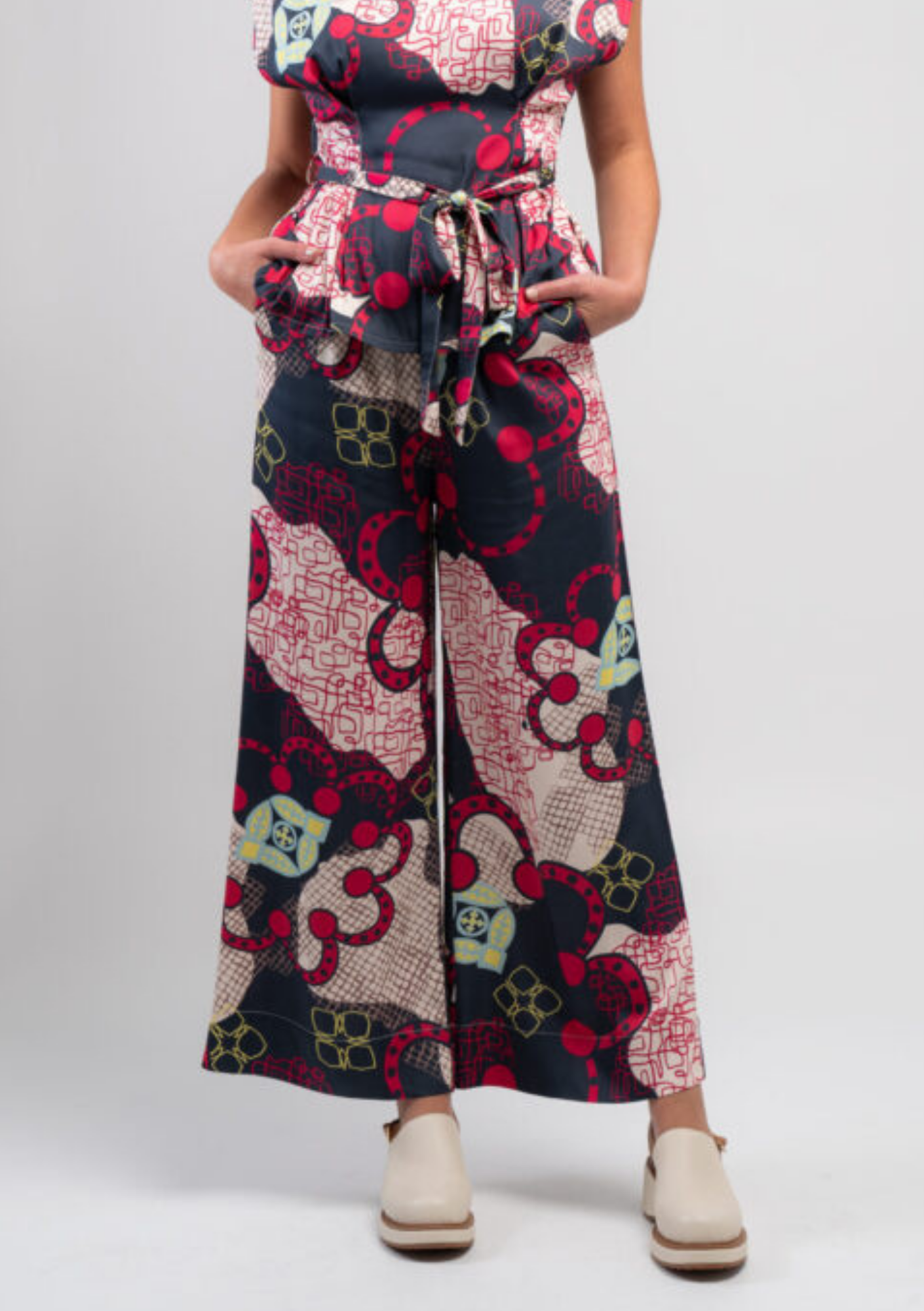 Marakesh 7/8 Palazzo Pant - Multi
