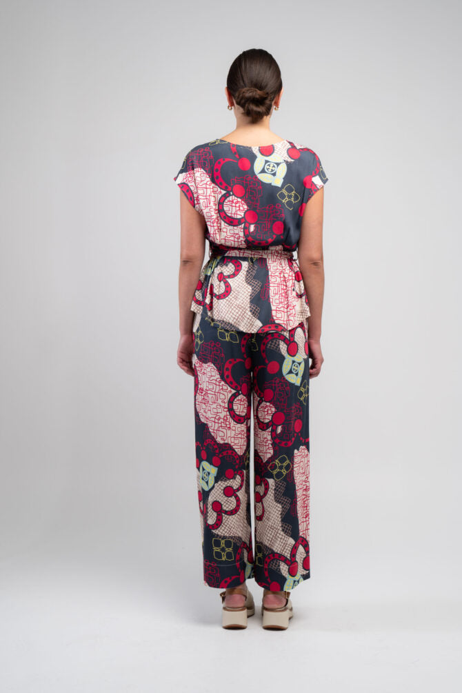Marakesh 7/8 Palazzo Pant - Multi
