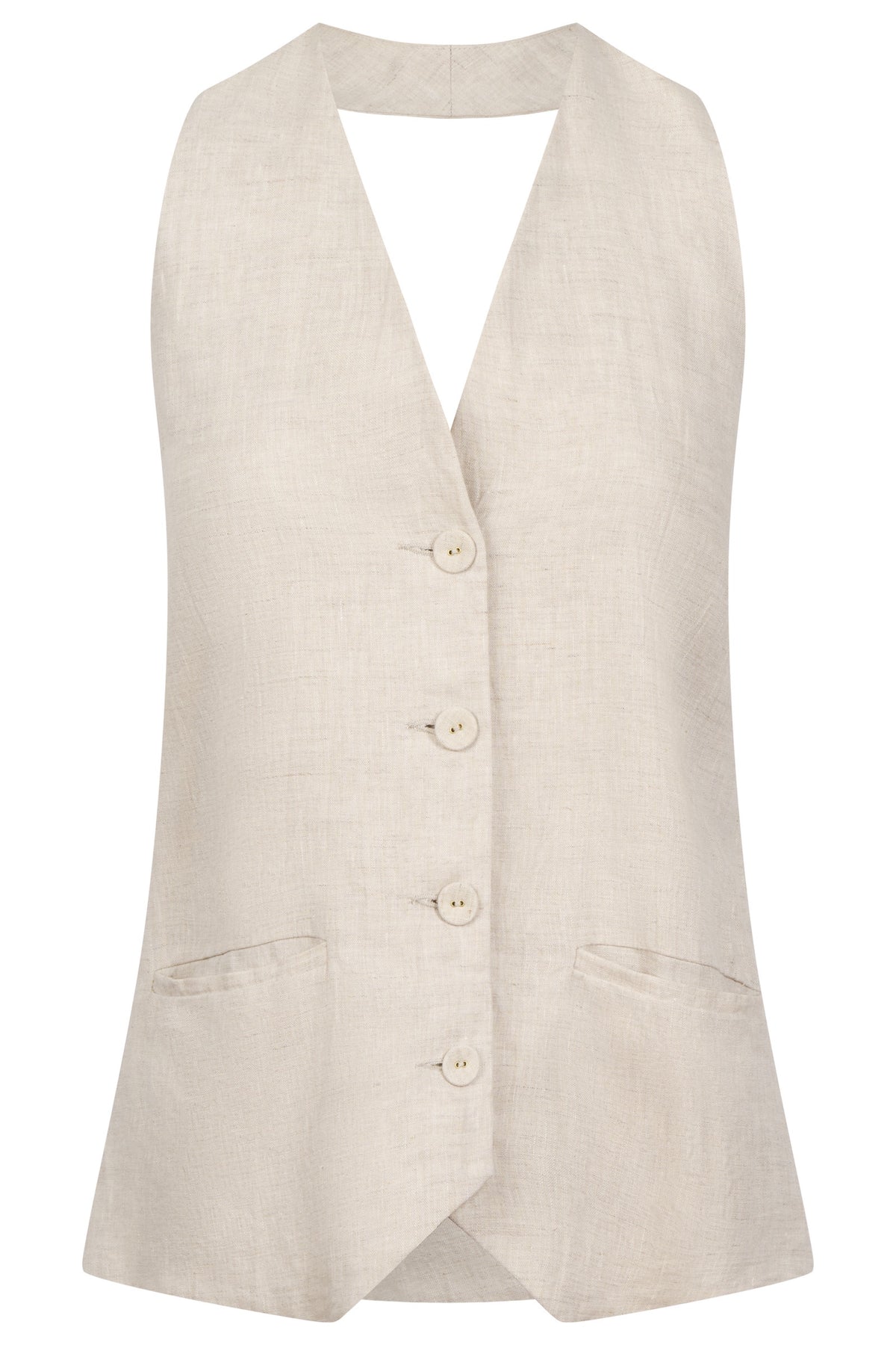 Eb + Ive Maris Halter Vest - Tusk