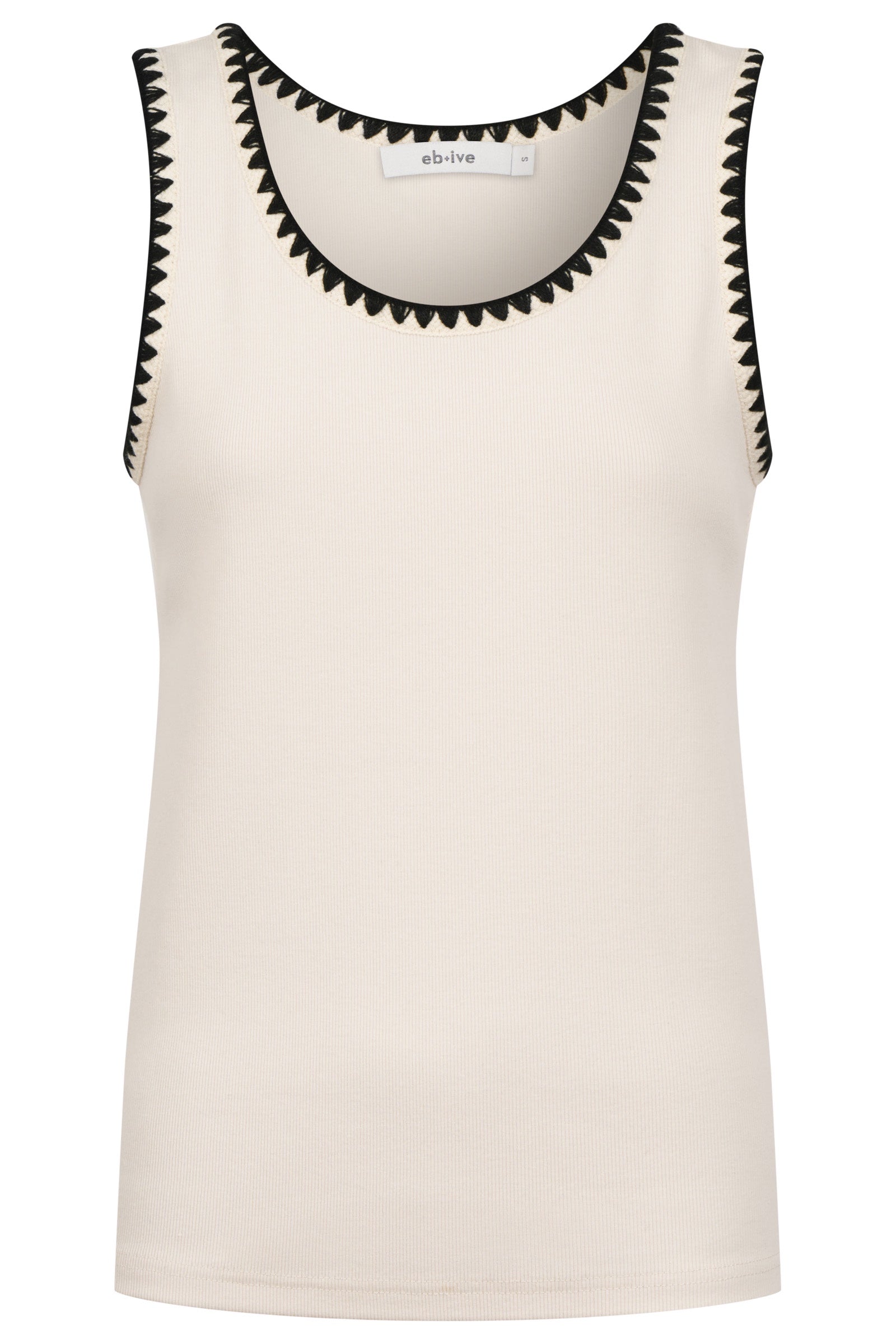 Maris Stitched Tank - Tusk / Black COMING SOON
