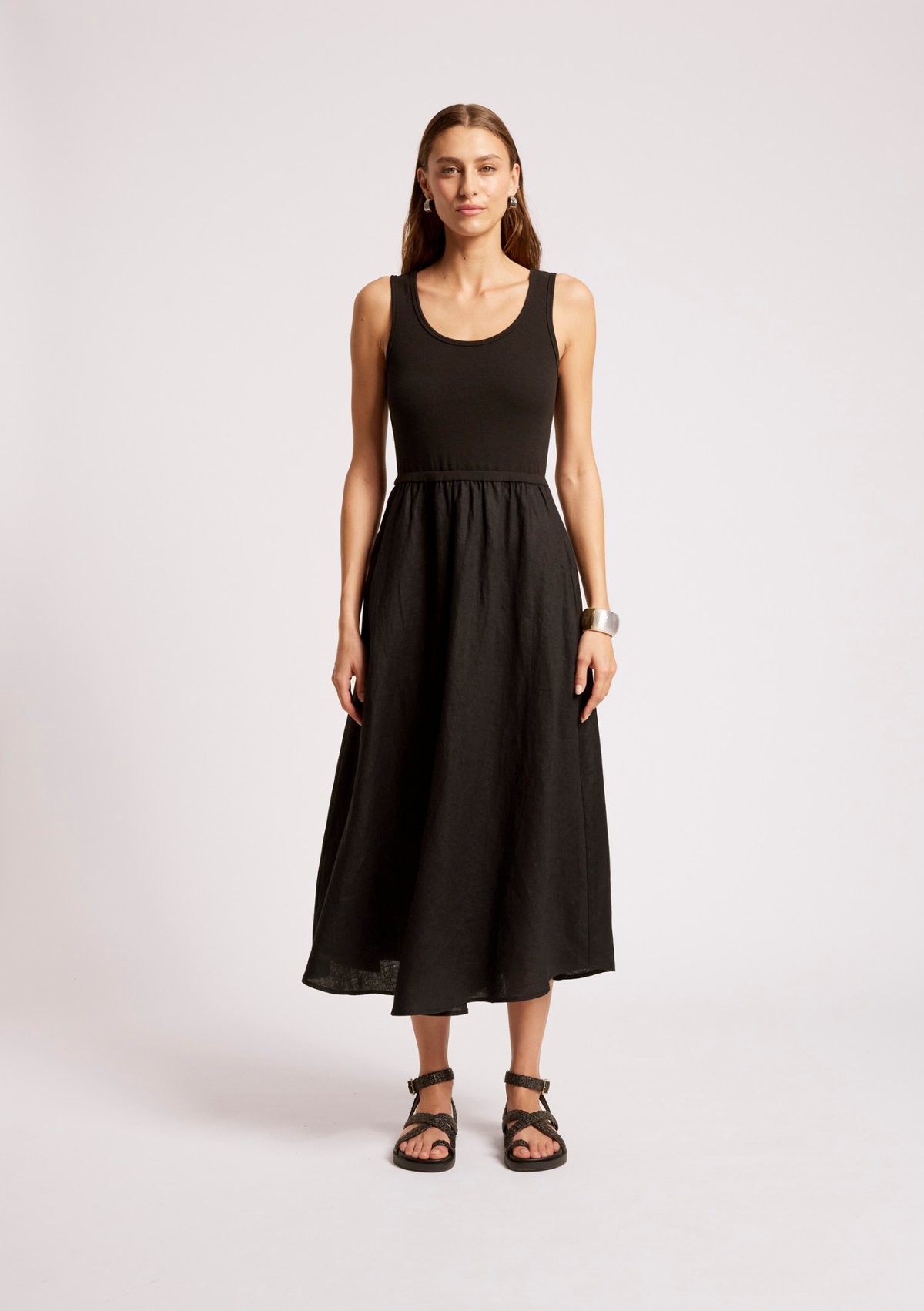 Eb + Ive Maris Tank Maxi Dress - Black