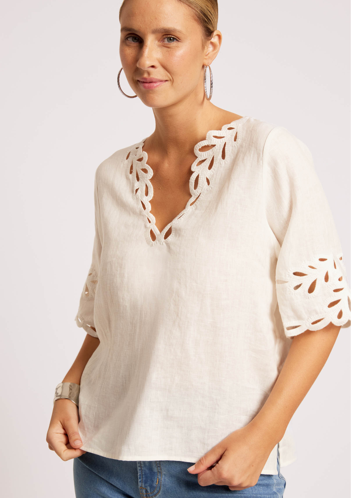 Eb + Ive Maris Top - White