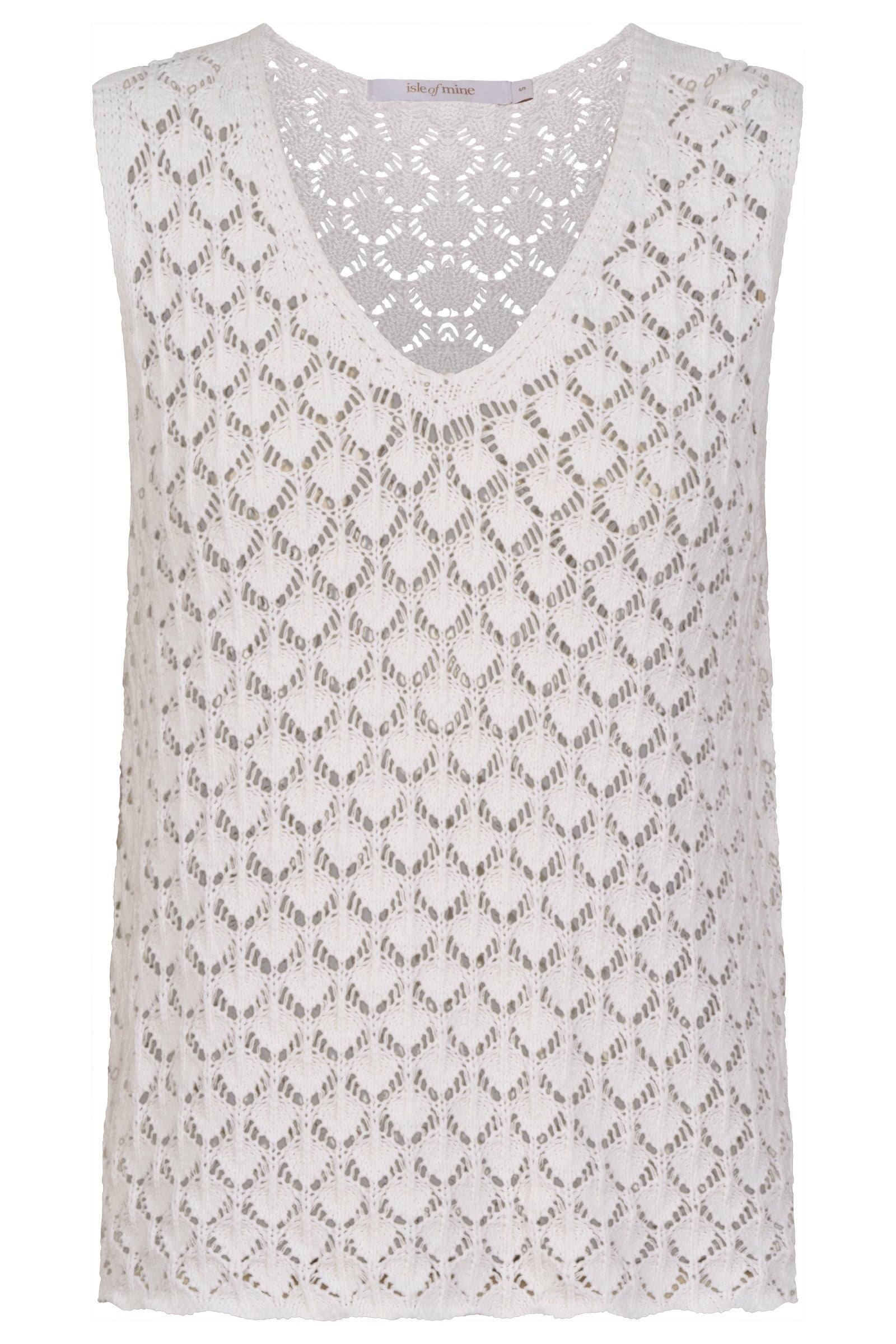 Mia Knit Top - White