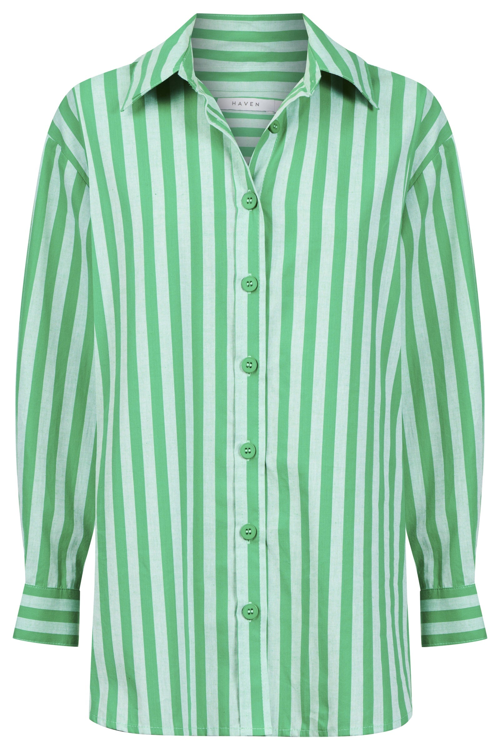 Monterosa Stripe Shirt - Green PRE ORDER