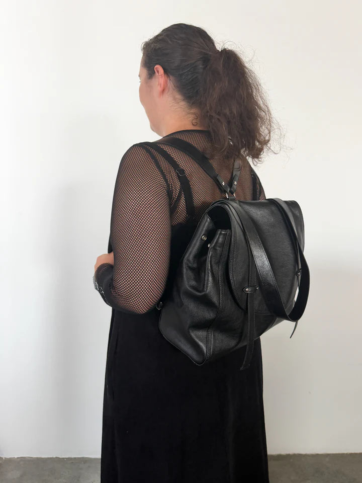 NYC Back Pack - Black Milled