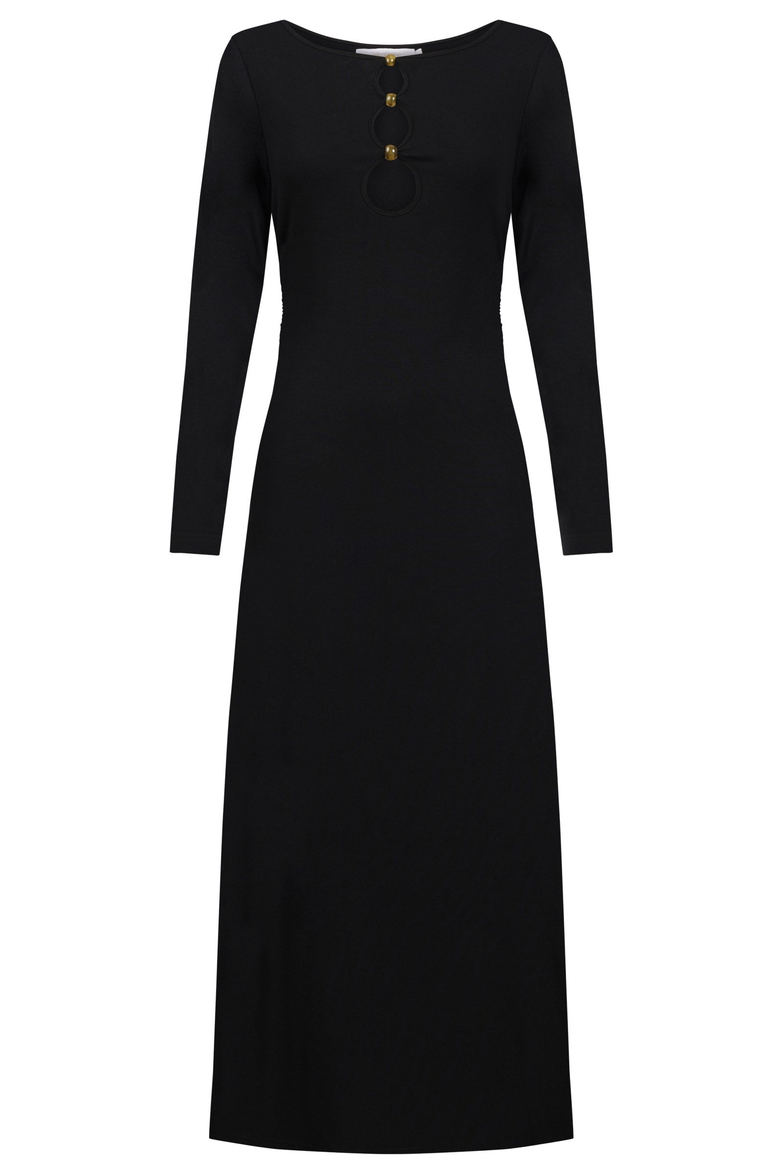 Naria Bead Dress - Onyx