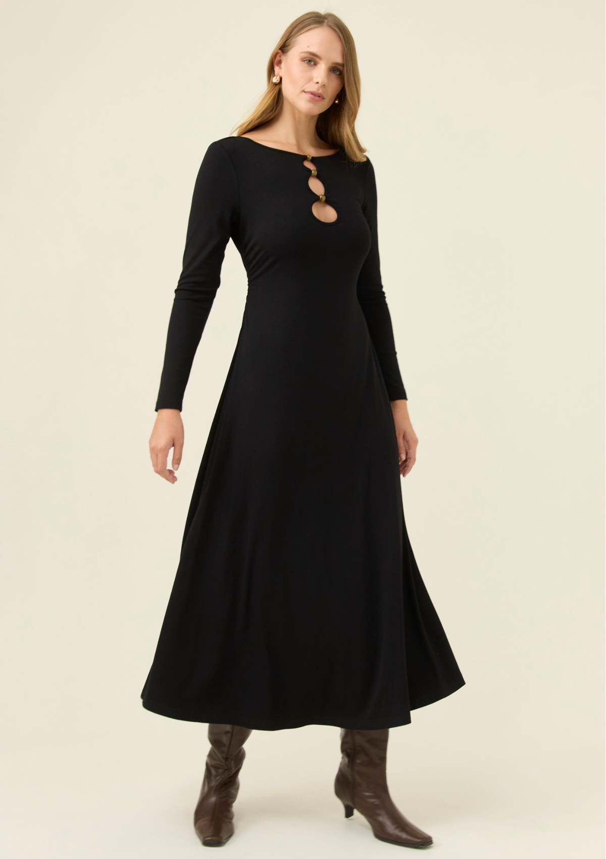 Isle of Mine Naria Bead Dress - Onyx