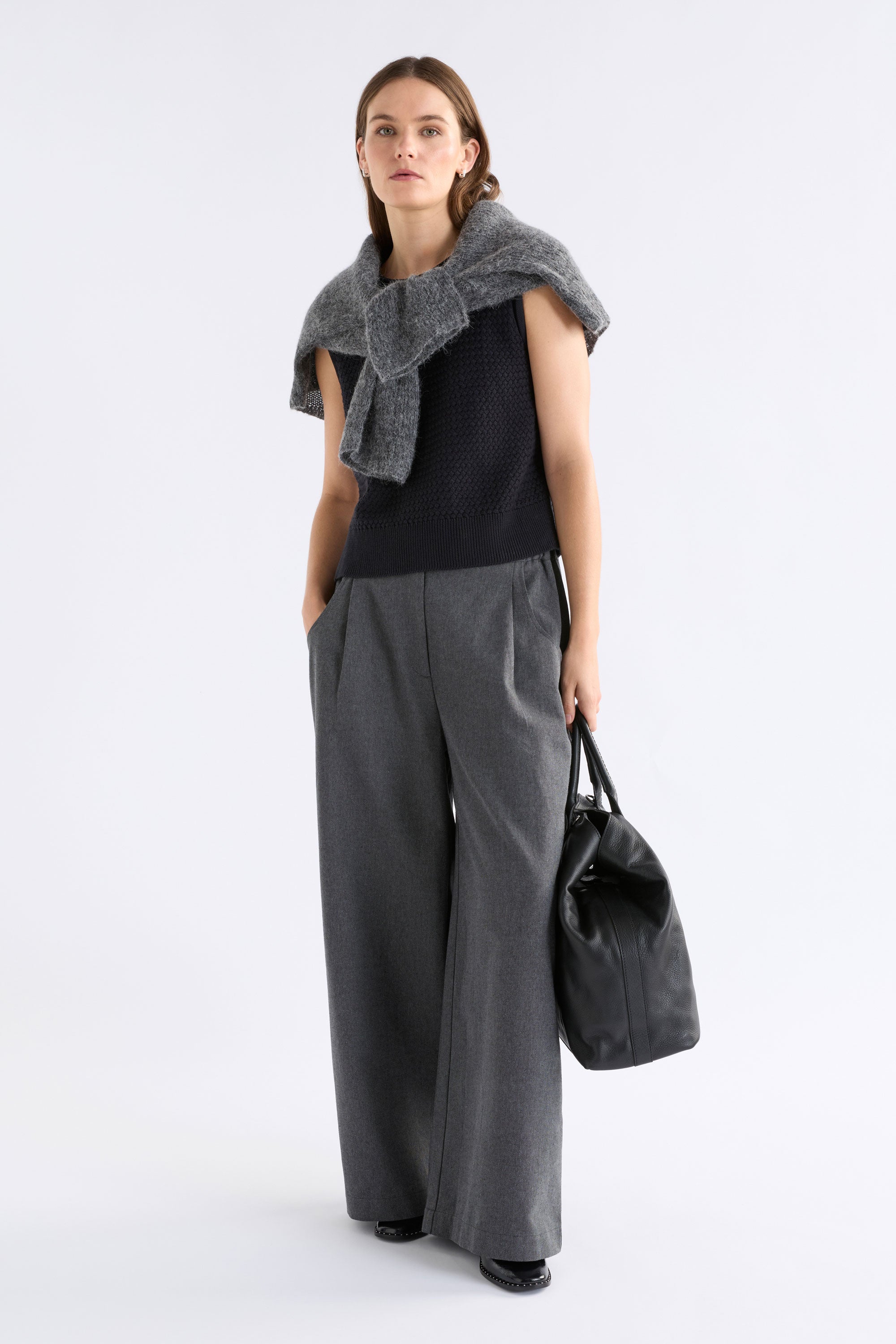 Naya Knit Vest - Black COMING SOON