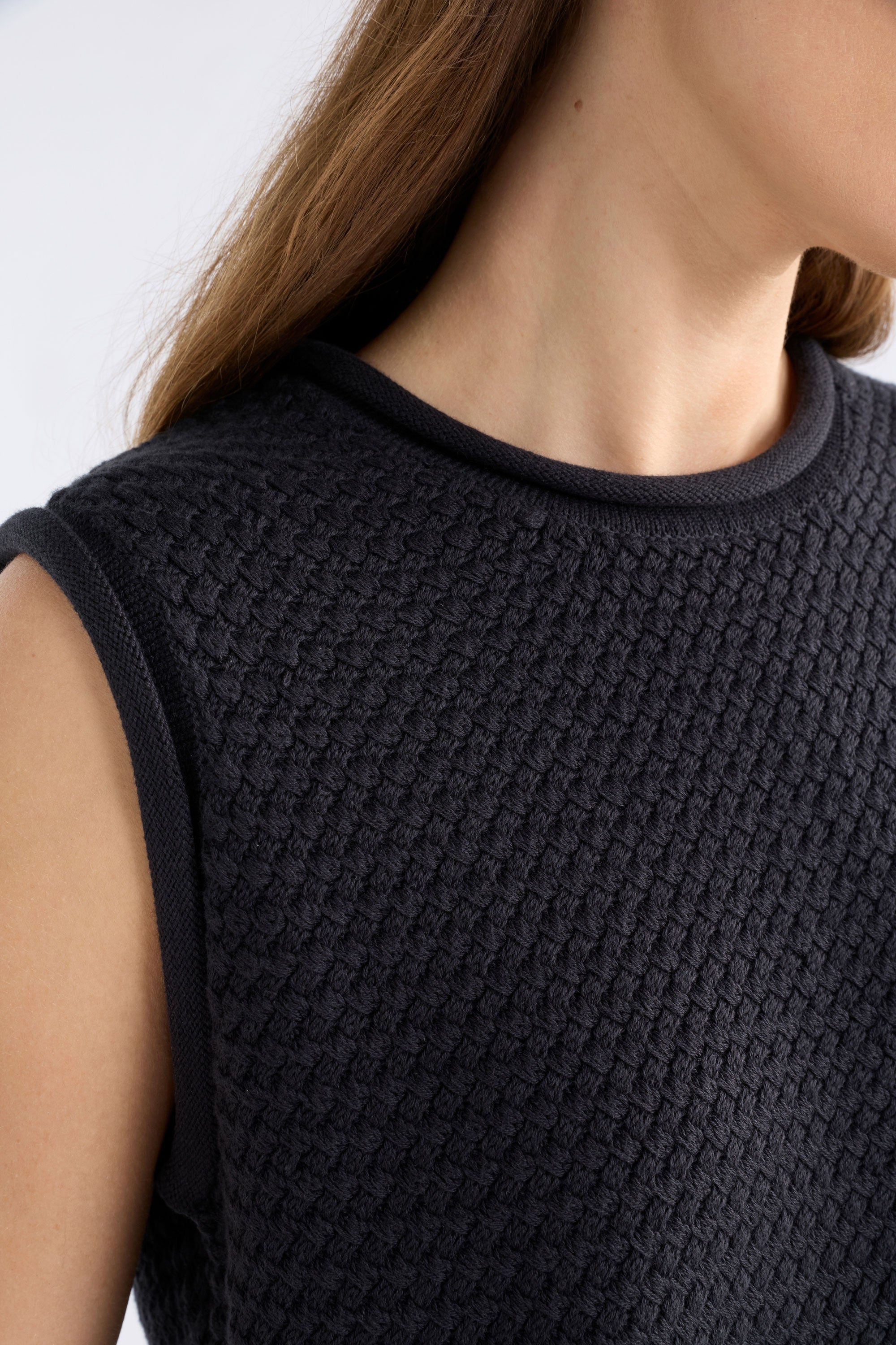 Naya Knit Vest - Black COMING SOON
